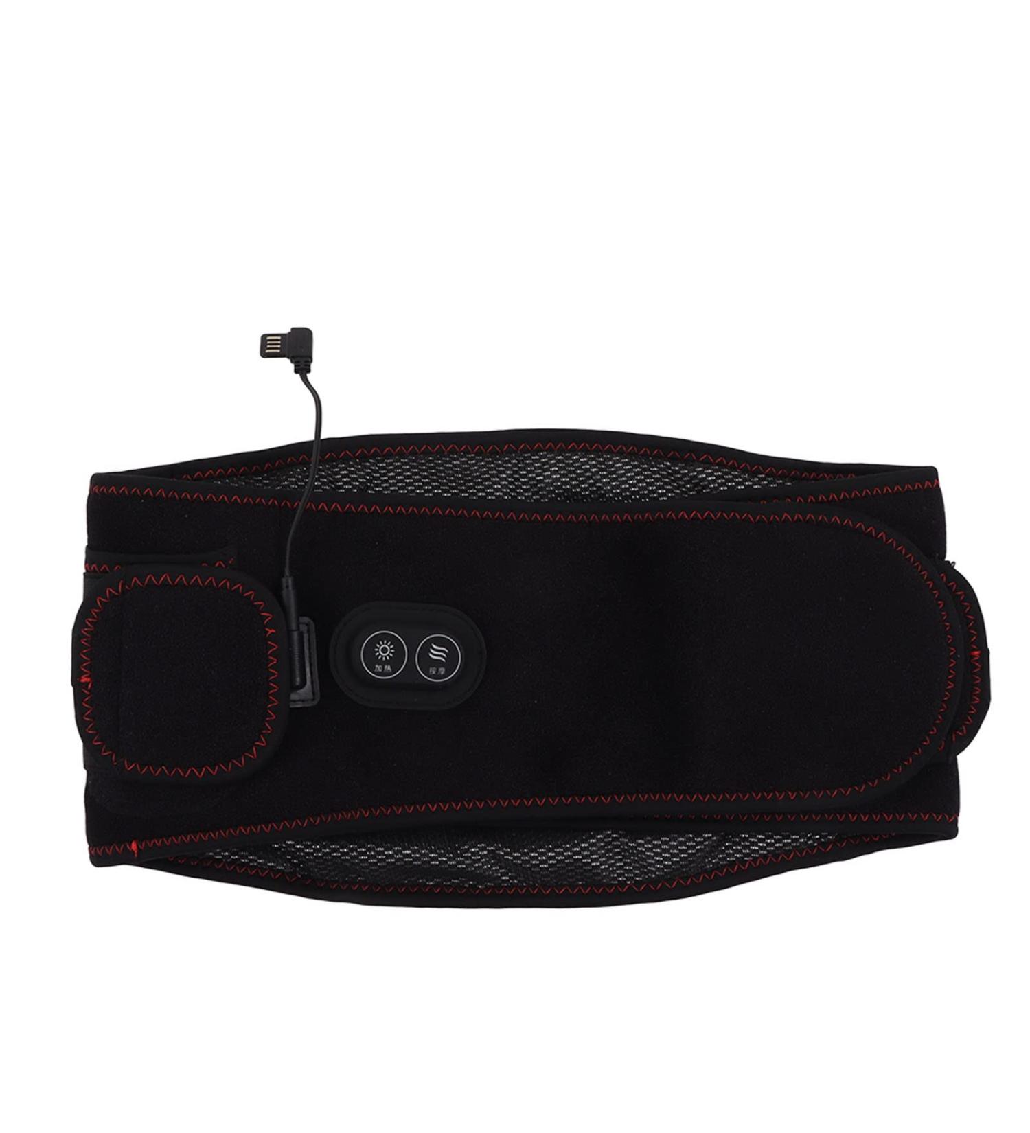 Yumili 5V Heated Back Support Pillow - 3 Heat Levels & Vibration Modes for Pain Relief | International Shipping - Buy Online on GoSupps.com