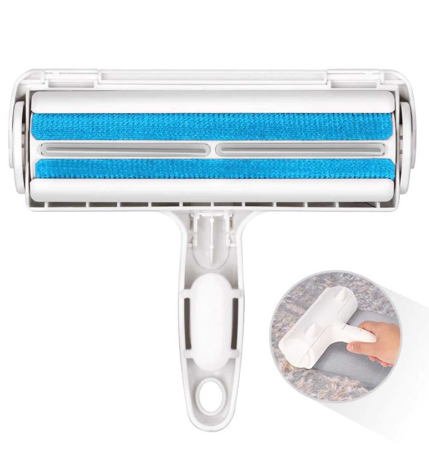 Pet Hair Remover Roller - YOUTHINK Lint Roller Remover Brush Tool for Removing Dog&Cat Hair from Furniture Carpets Bedding Sofa Clothing and More(Blue-White) - Buy Online on GoSupps.com
