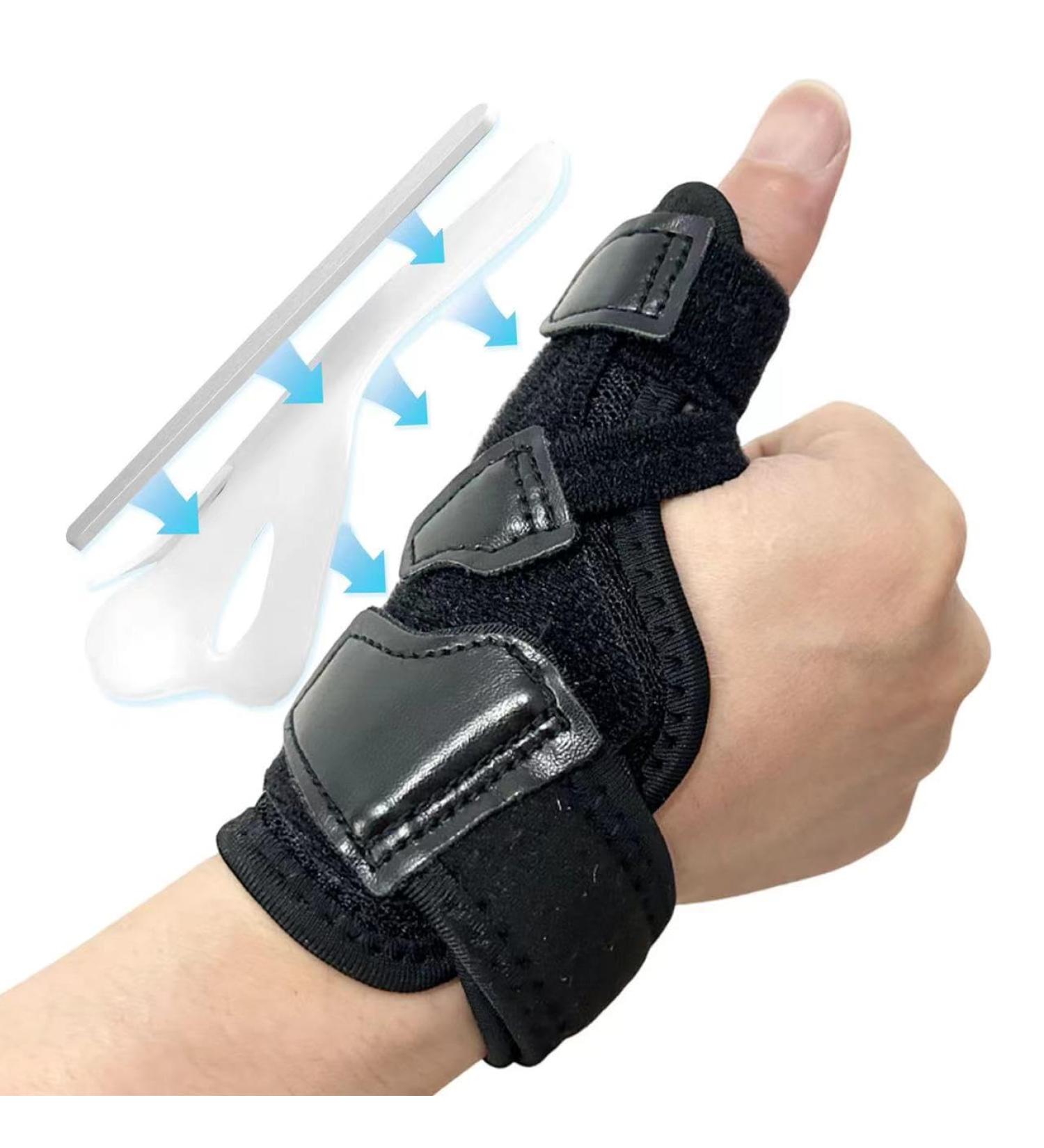 Thumb Splint Brace for Trigger Finger Relief | Pain Arthritis Tendonitis & Sprains - International Shipping Available - Buy Online on GoSupps.com