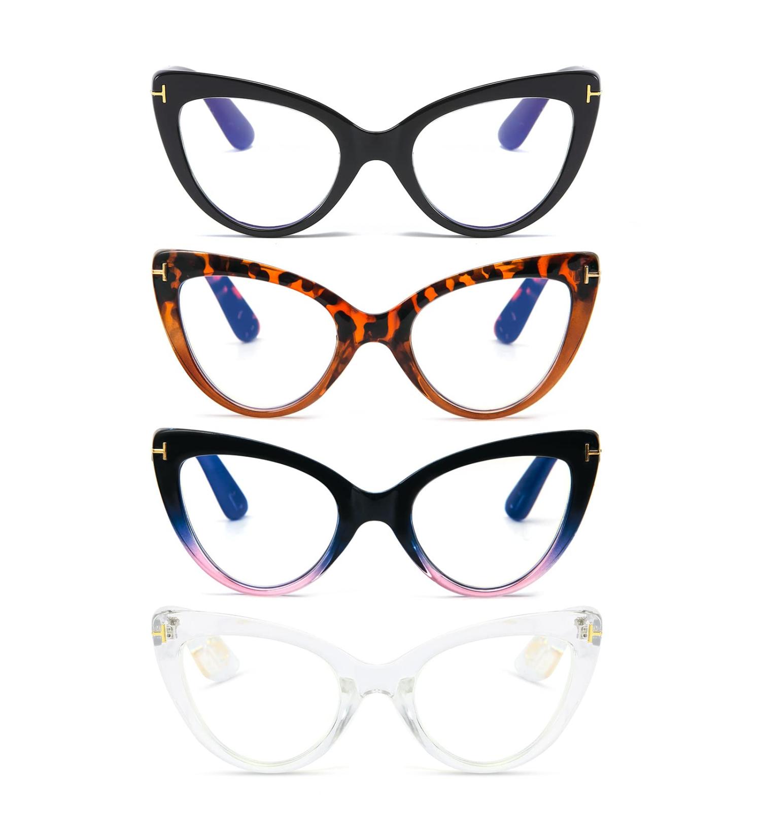 Cat Eye Reading Glasses Fashion Cute Reader for Women 4 Pack - 2.75 Strength - Stylish Mixed Pack x - Buy Online on GoSupps.com