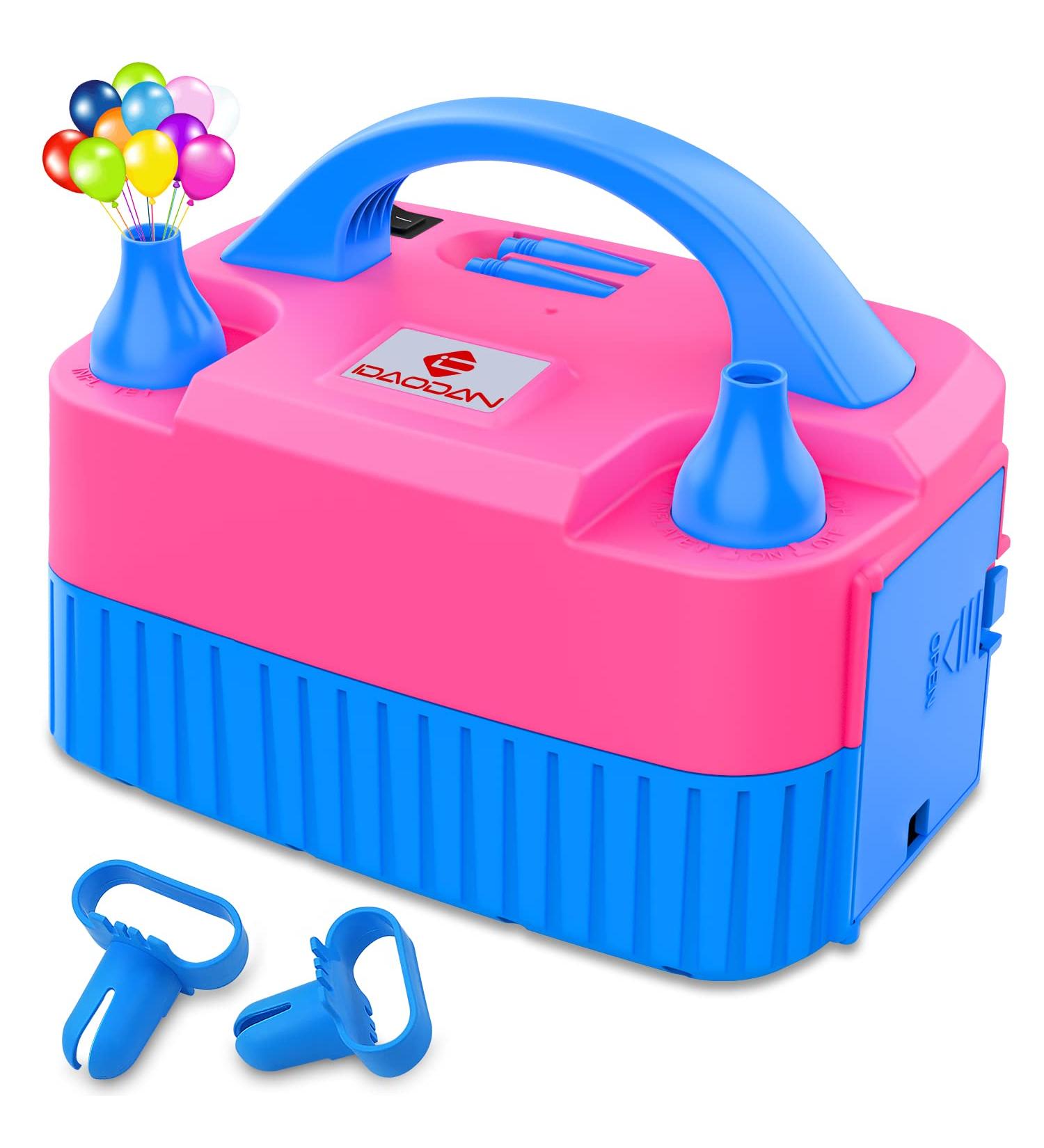 IDAODAN Portable Electric Balloon Pump - 600W Dual Nozzle Inflator Blower for Balloon Arch & Garland Kit - Christmas Decor - Buy Online on GoSupps.com