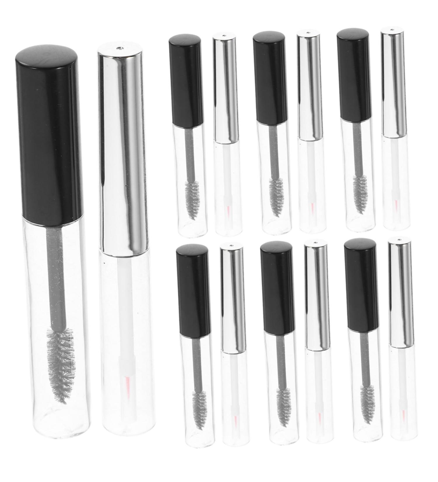  FOYTOKI Set of 2 Mascara Bottles 20 Refillable 10ml Lip Gloss Tubes Leak-Proof Containers for Cream - Buy Online on GoSupps.com