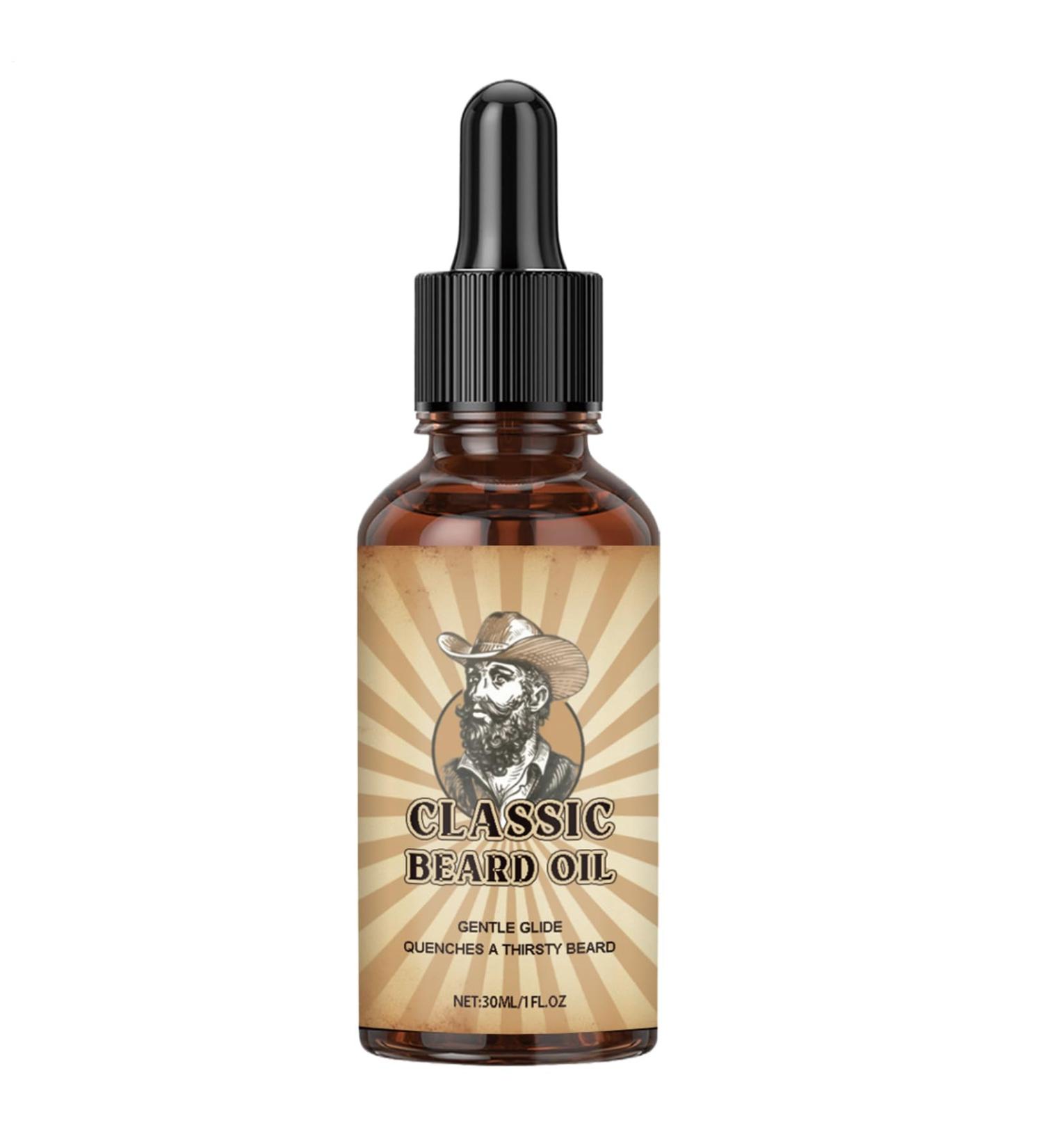 Men's Beard Oil 30ml Nourishing and Soft Fast-Absorbing Care and Styling Solution for a Smooth Beard For Dad Grandad Husband Beard Lovers Family Friends Adults - Buy Online on GoSupps.com