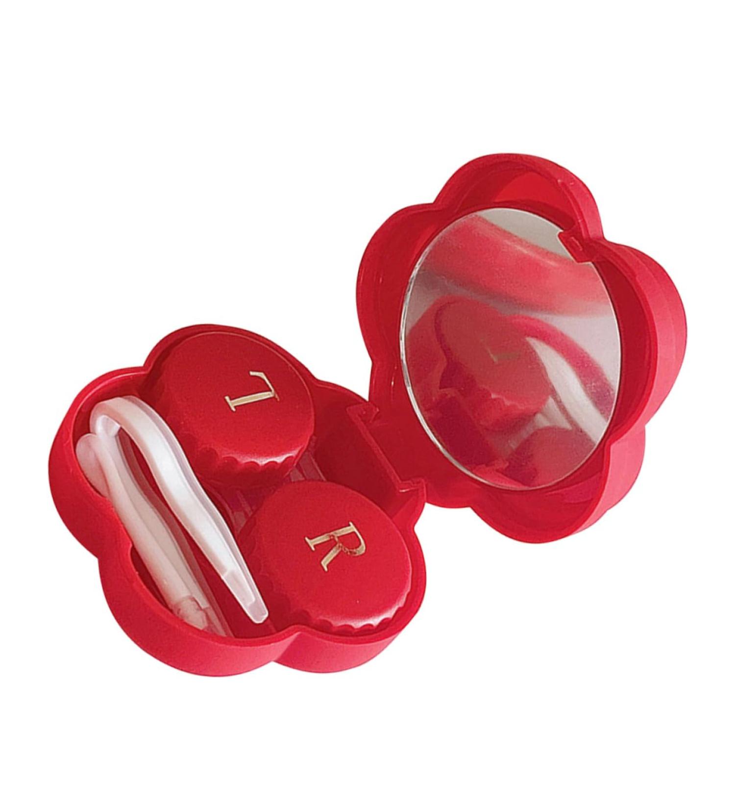 Healeved Colored Contact Lenses Holder Set - Portable Lens Container & Case for Cosmetic Lenses - Buy Online on GoSupps.com