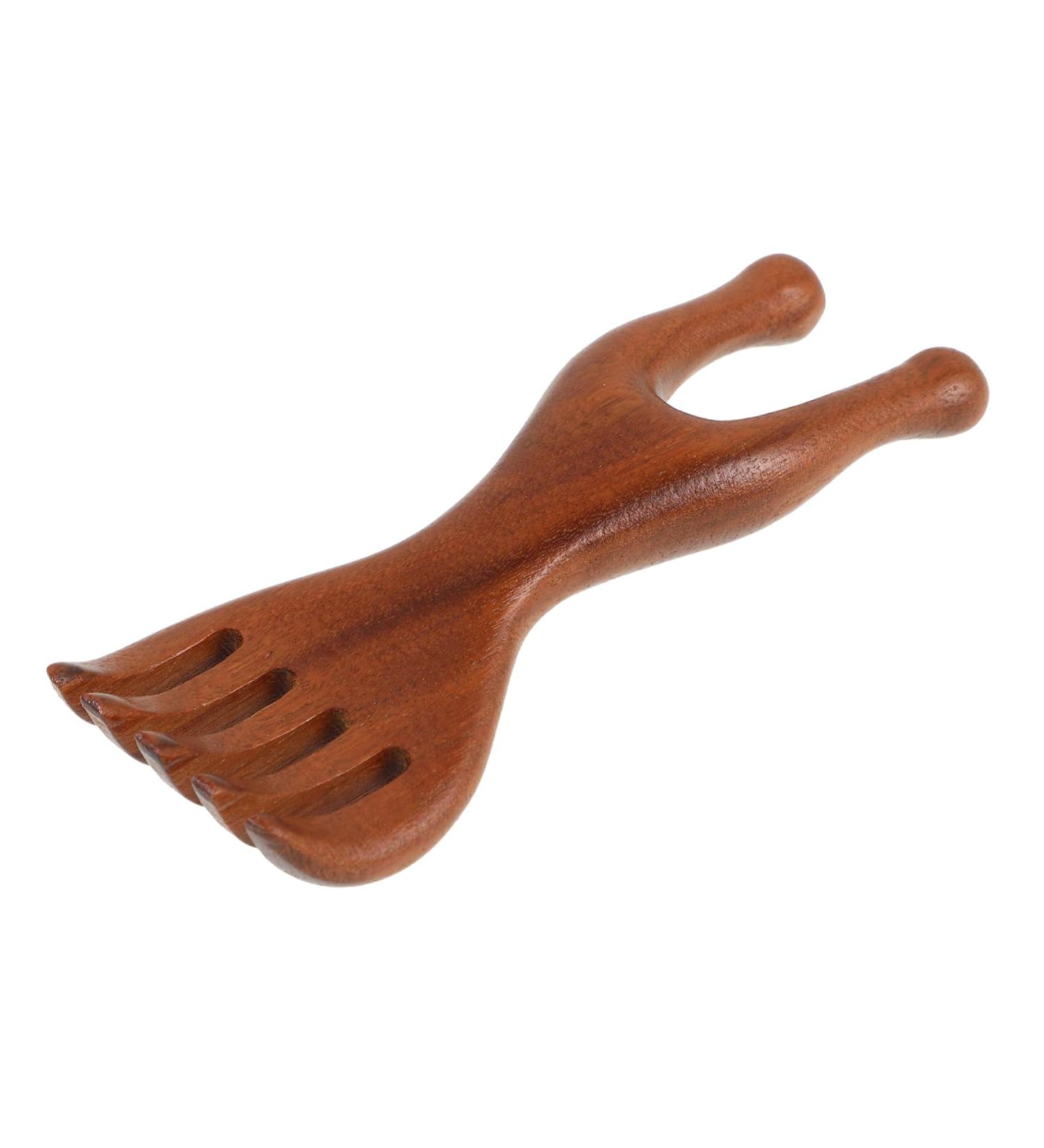 Portable Wooden Scalp Massage Comb - Bcoath No Static Hair Comb for Men | Premium Ridge Design for Ultimate Relaxation - Buy Online on GoSupps.com
