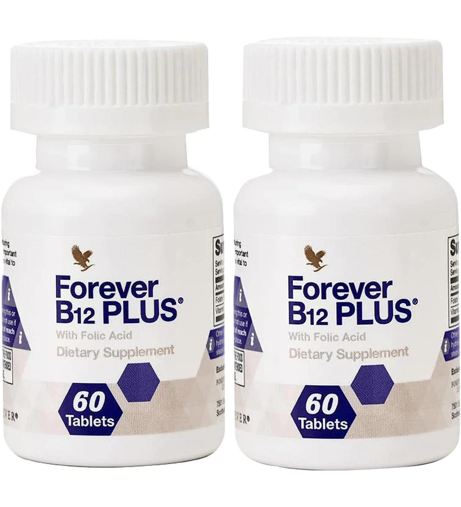 Forever B12 Plus - Pack of 2 | Energy-Boosting Vitamin Supplement - Buy Online on GoSupps.com