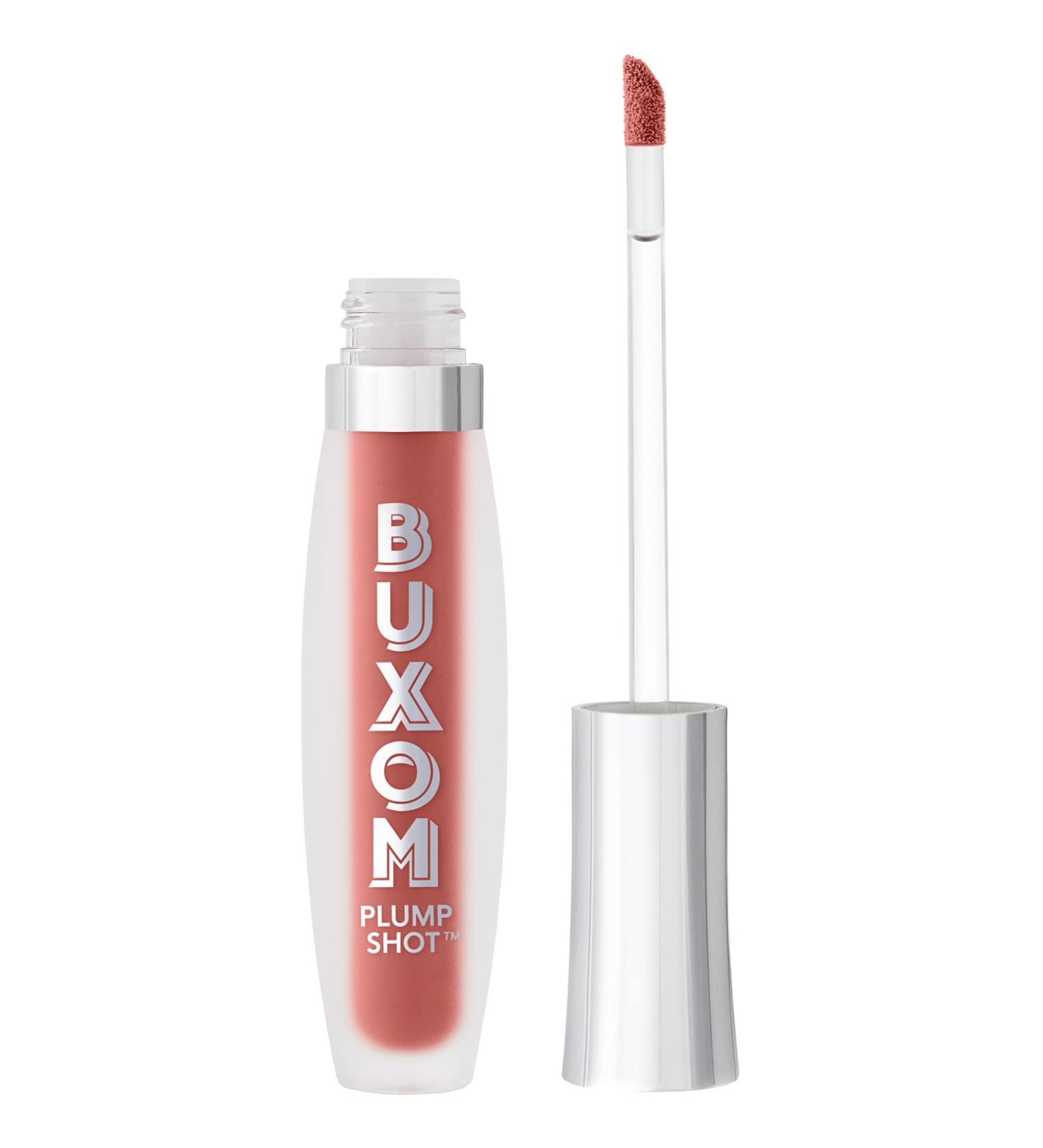 Buxom Plump Shot Collagen-Infused Lip Serum - Tinted Lip Oil with Collagen Peptides & Hyaluronic Acid - Buy Online on GoSupps.com