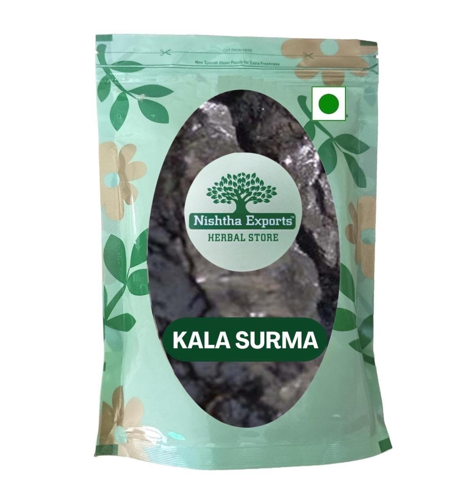 RAW HERB SURMA KALA SURMA BLACK (100GM) 100 g (Pack of 1) - Buy Online on GoSupps.com