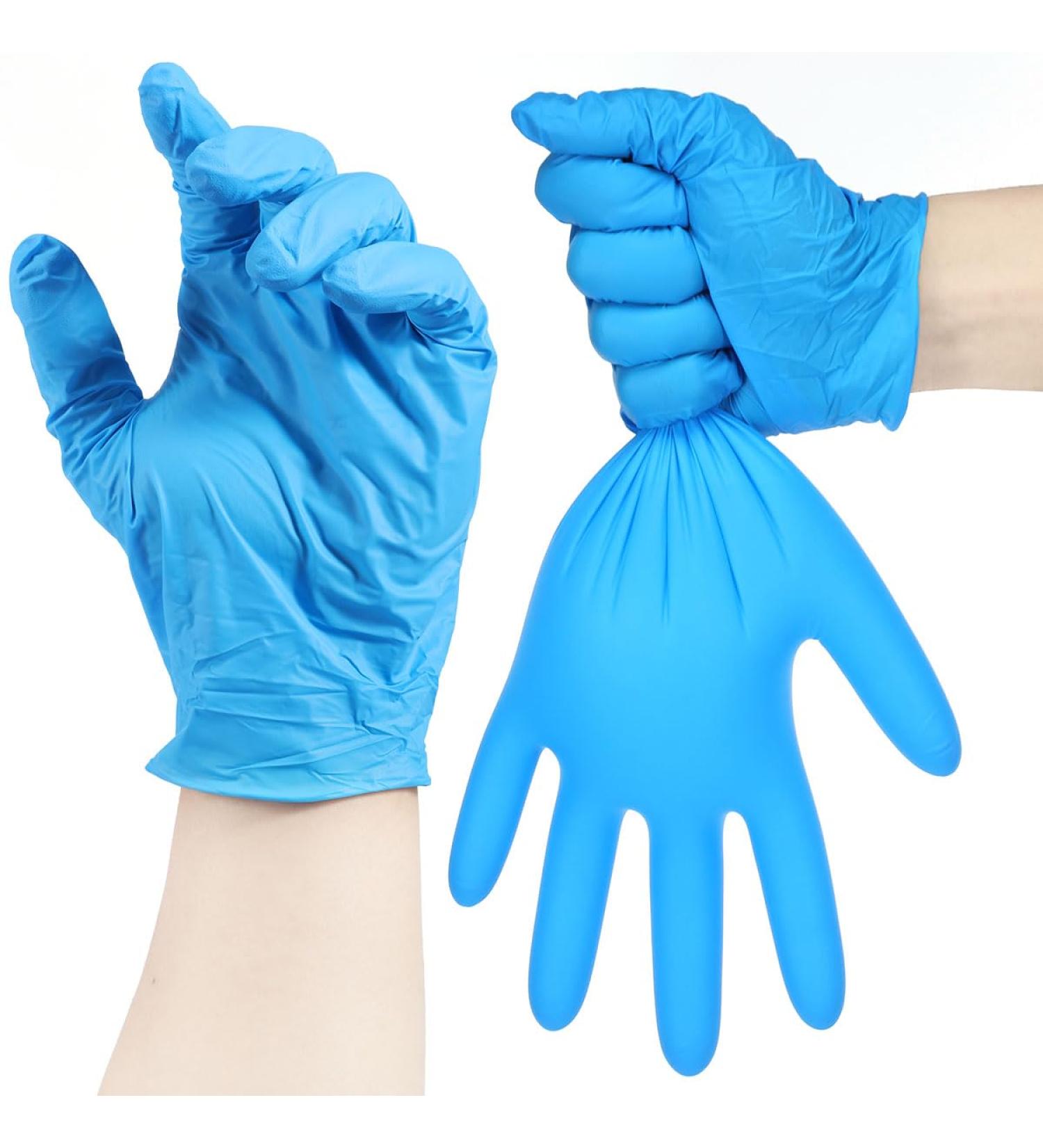 GUANSHANG Nitrile Cleaning Gloves Reusable Nitrile Gloves Latex-Free Powder-Free Nitrile Gloves Non-slip Cleaning Gloves High Elasticity Comfortable Nitrile Gloves for Cleaning Food Prep AT - Buy Online on GoSupps.com