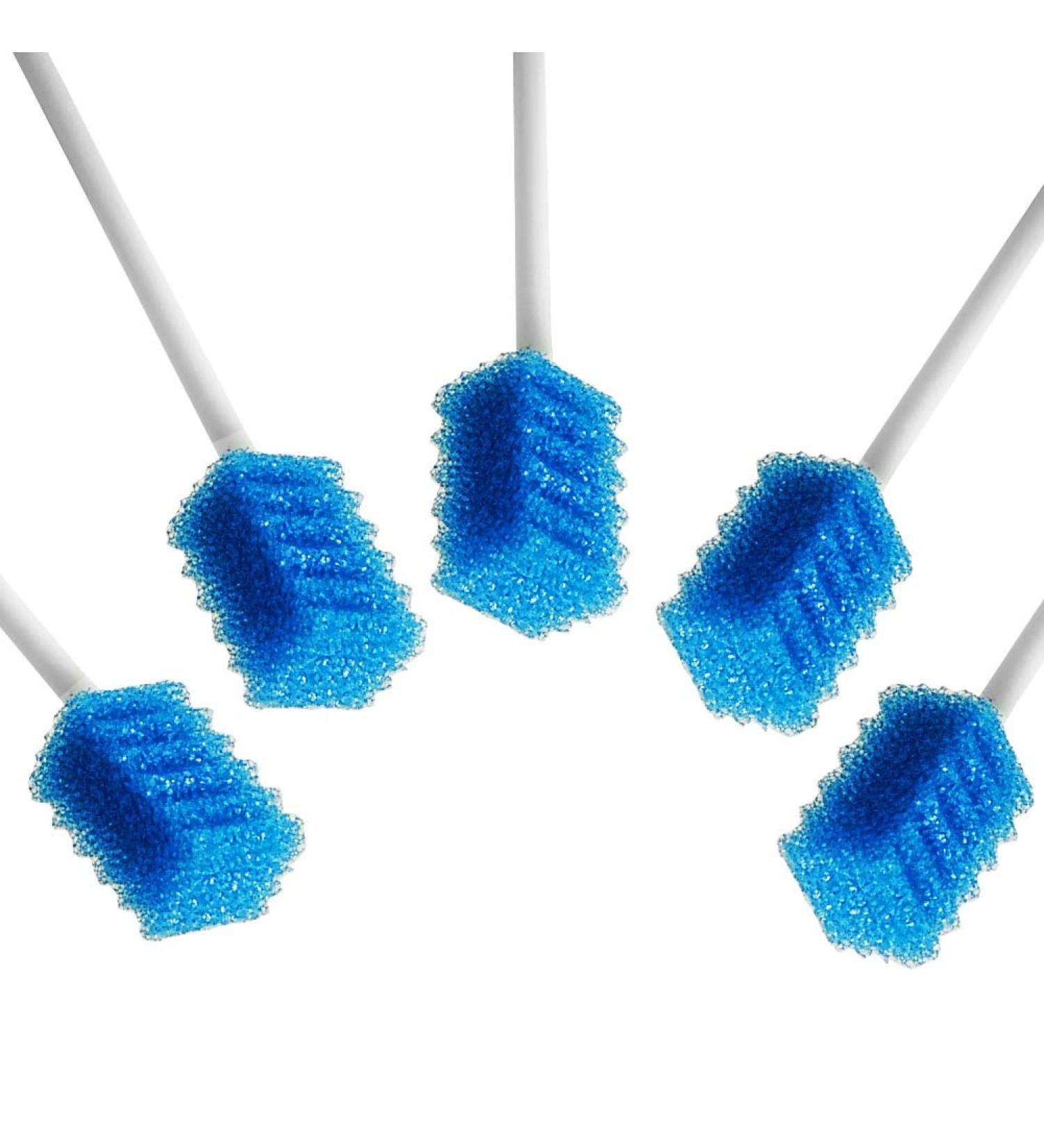 MUNKCARE Oral Care Swabs Disposable - Blue 100ct - Buy Online on GoSupps.com