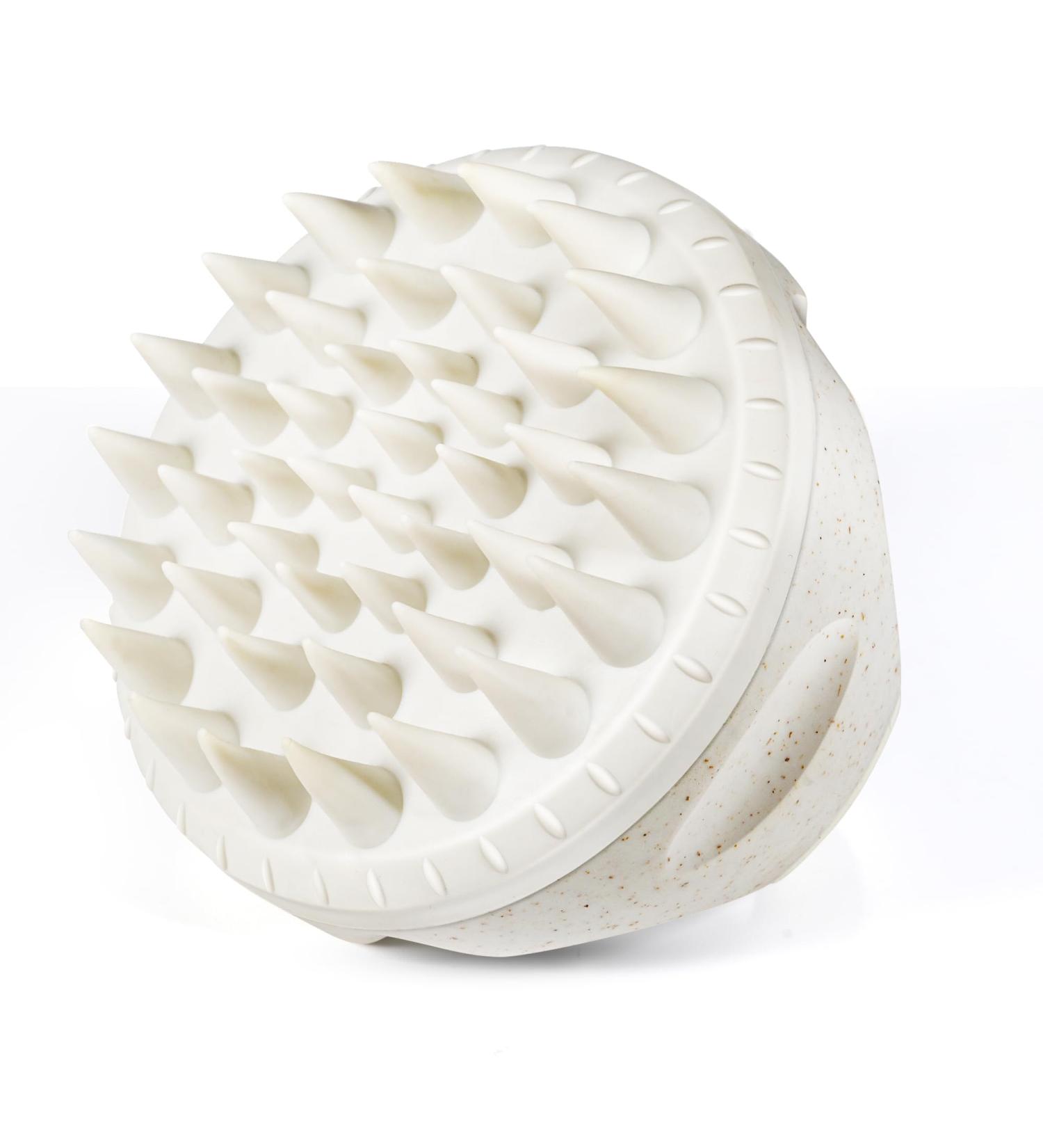 Scalp Massage Brush - Best Shampoo Hair Brush for Wet & Dry Use | Gently Exfoliate & Massage Your Head (90x90x80mm) - Buy Online on GoSupps.com