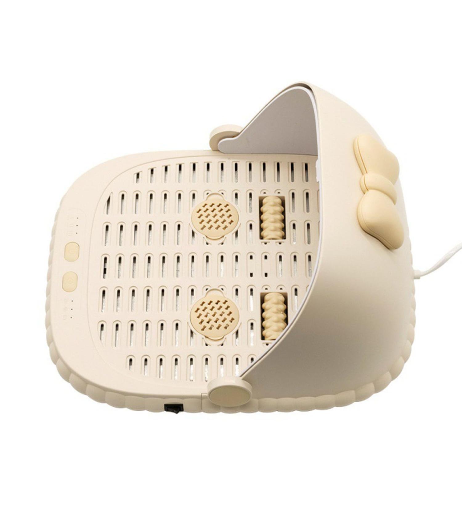 Caulo Winter Home Electric Foot Warmer - Rapid Heating Safe & Quiet with 2-8 Hour Auto Shutdown (Yellow) - Buy Online on GoSupps.com