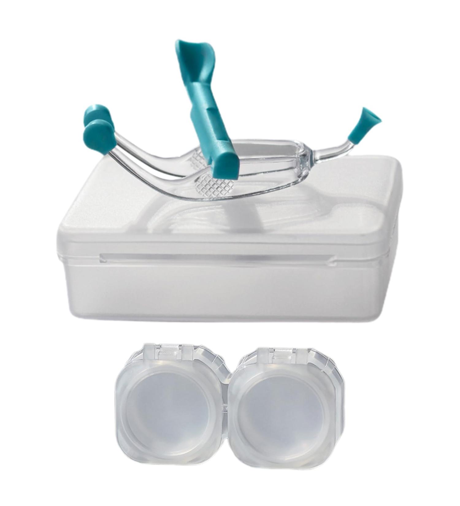 Effortless Soft Contact Lens Removal Tool | Portable Silicone Shovel | Goovafur Dual Box Lens Insert & Remover - Buy Online on GoSupps.com