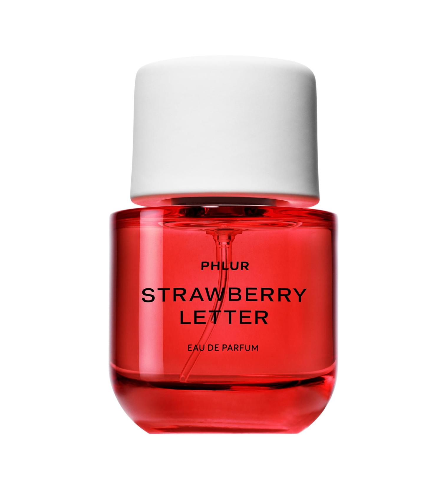 PHLUR Strawberry Letter Eau de Parfum - Full Size Perfume Spray for Women & Men - Strawberry Gourmand Fine Fragrance (50mL) 1.69 Fl Oz (Pack of 1) - Buy Online on GoSupps.com