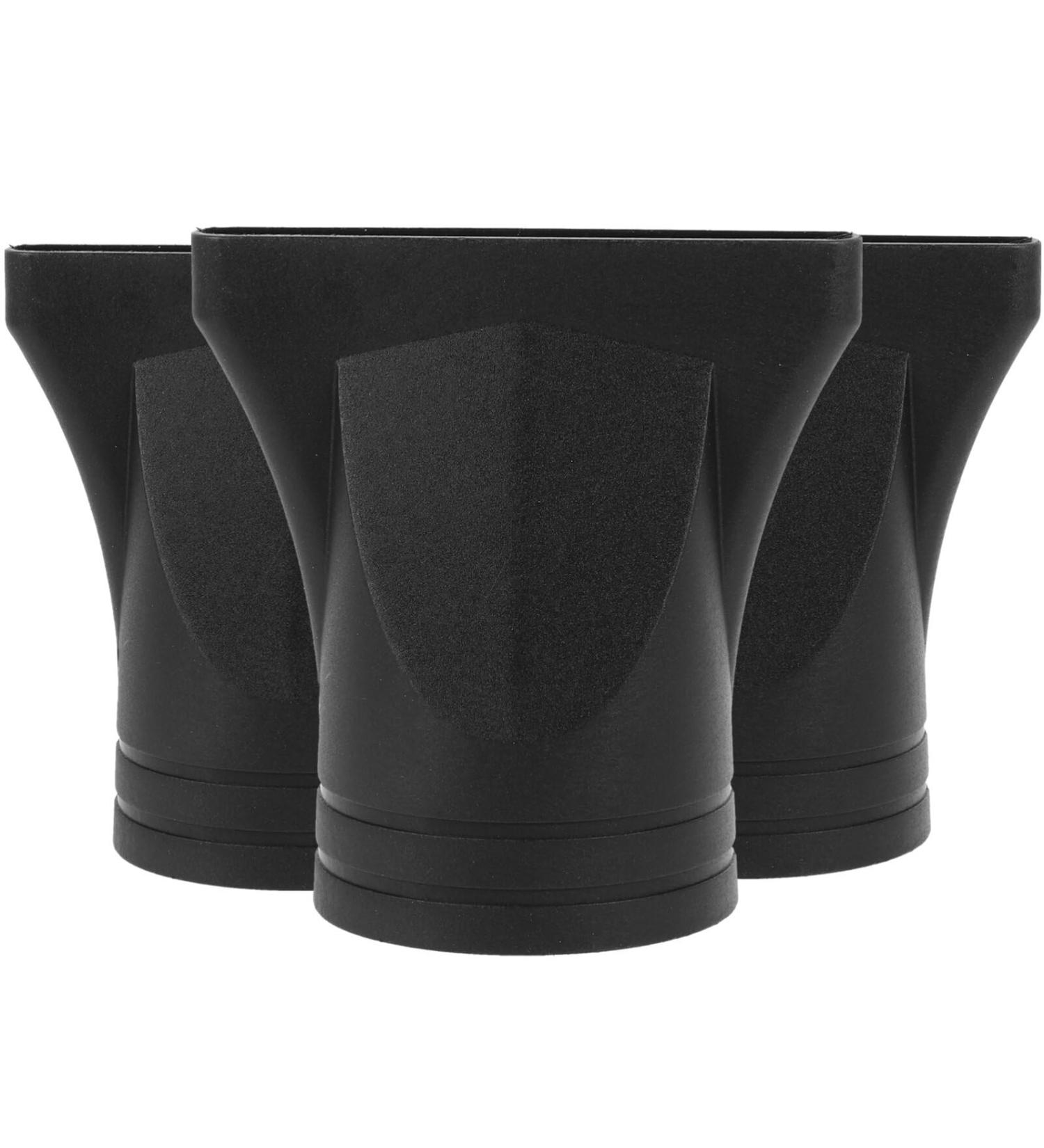 3pcs MAGICLULU Reusable Plastic Hair Dryer Nozzle Attachments - Blow Dryer Diffuser Replacement for Hair Styling - Buy Online on GoSupps.com