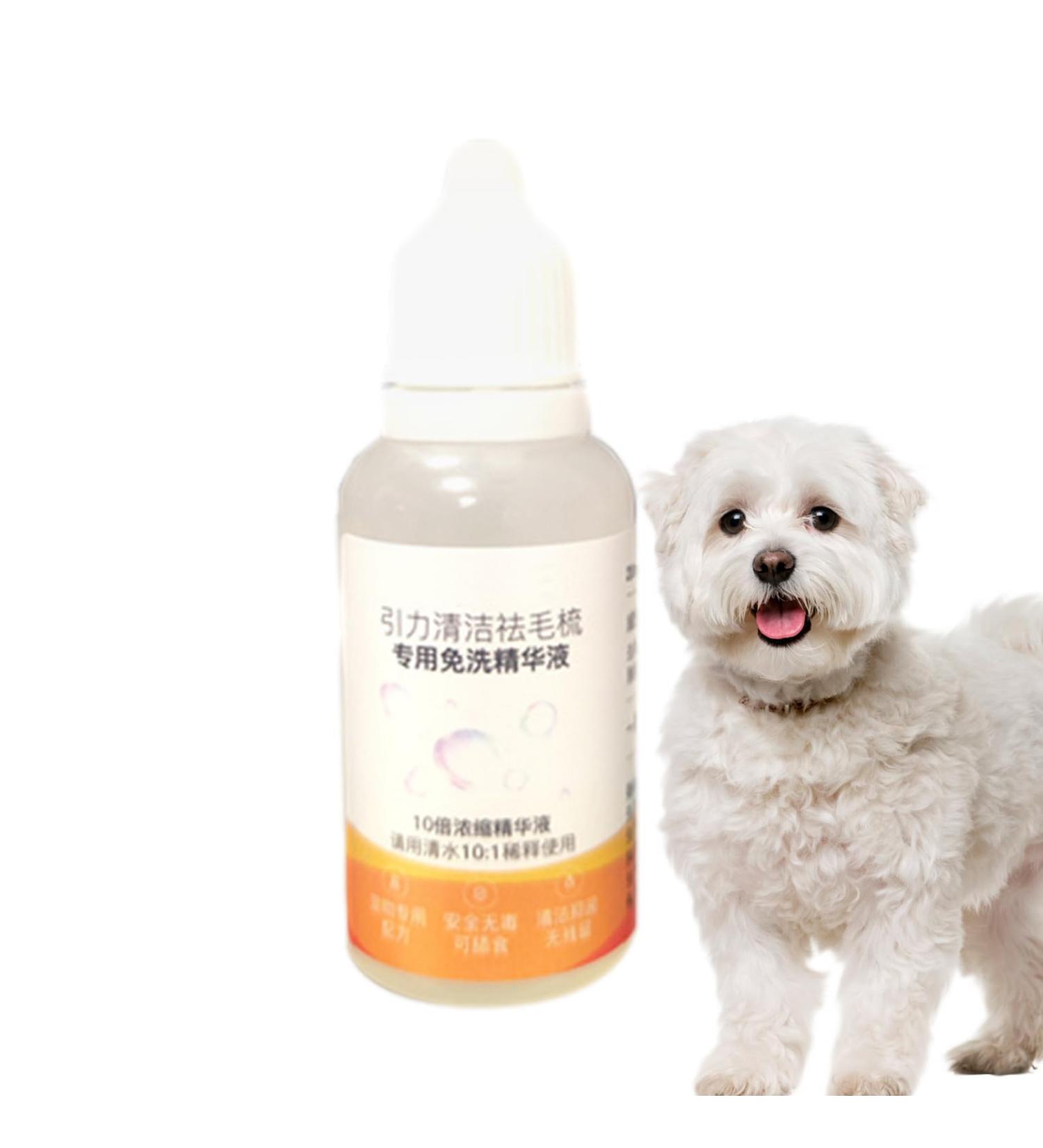 Hudhowks Pet Hair Nutrition Oil Waterless Pet Hair Essence Oil Deep Hydrating Grooming Dog Cat Essence Pet Leave-in Essence Pet Skin Care Supplies For Refreshing & Moisturizing For Dog Cat Puppy - Buy Online on GoSupps.com