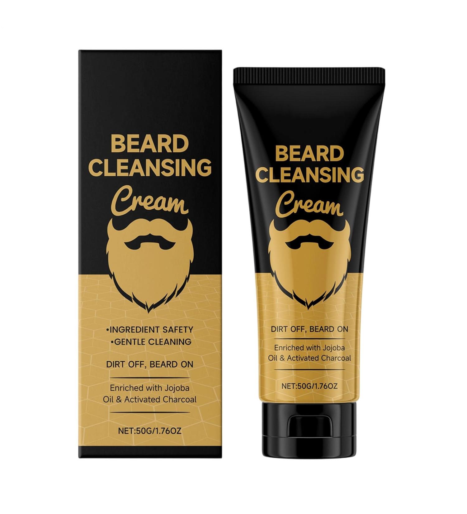 Beard Shampoo Cleanser Moisturizing Softener Cleanser Moisturizing Mustache Wash Cream For men and fathers for daily showering and care morning travel shaving styling weekend and - Buy Online on GoSupps.com