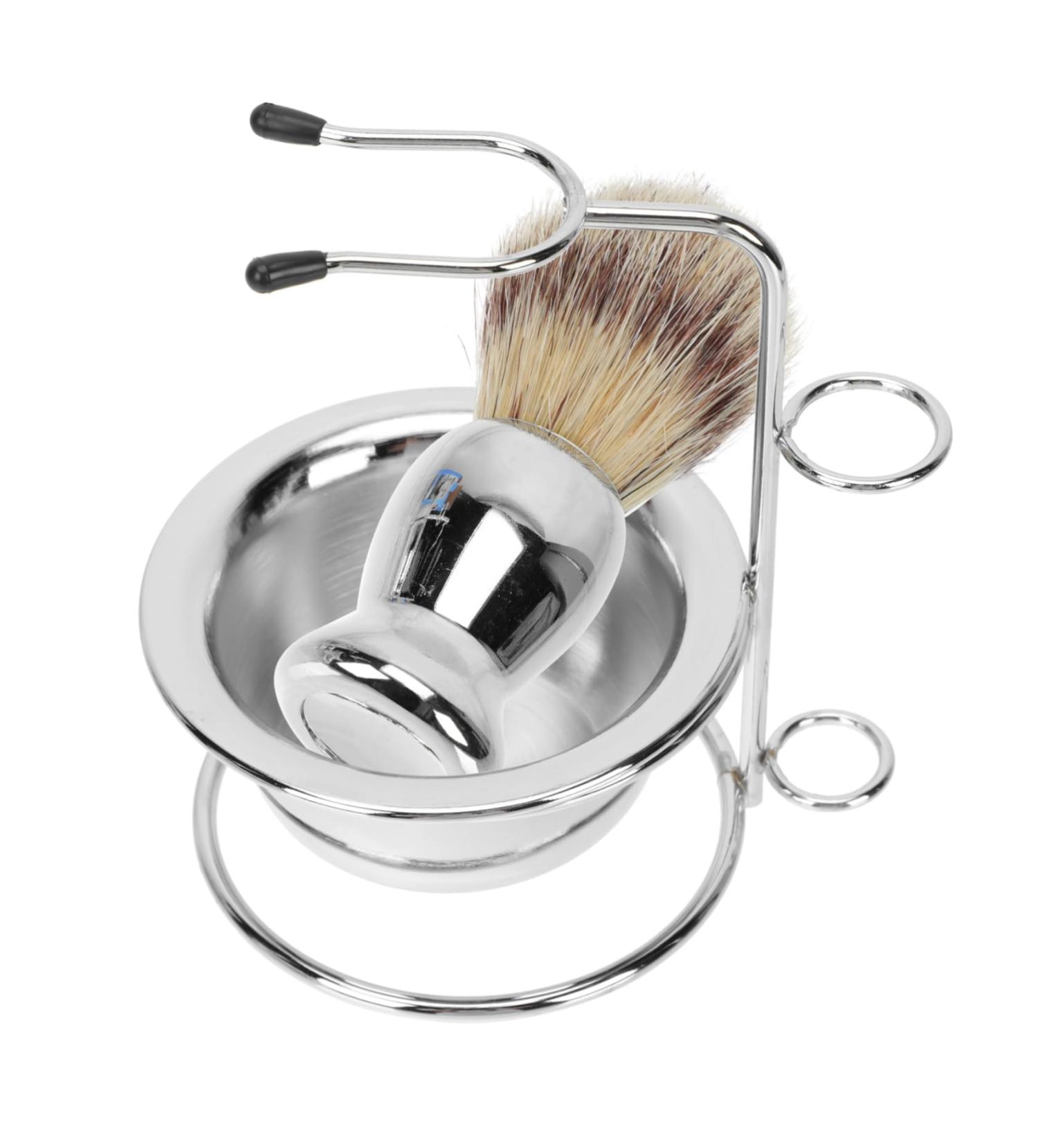 Shop Barts Brush Halter Razor Holder Set - Rustproof Steel Shaving Brushes for Men | International Shipping Available - Buy Online on GoSupps.com