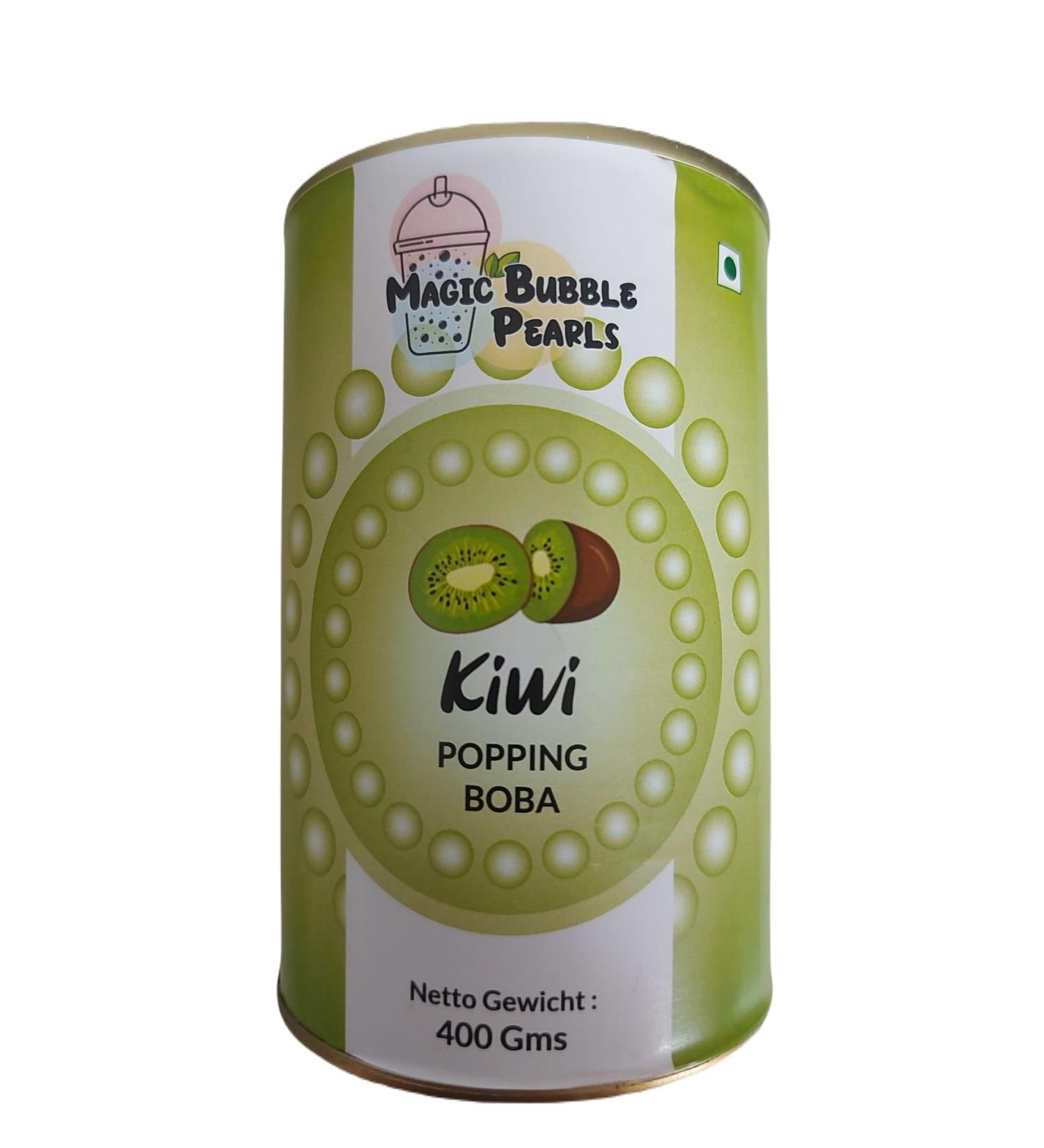 Magic Bubble Tea Pearls Kiwi - 400g Popping Boba | Sweet Fruit Pearls for Bubble Tea Lovers - International Shipping Available - Buy Online on GoSupps.com