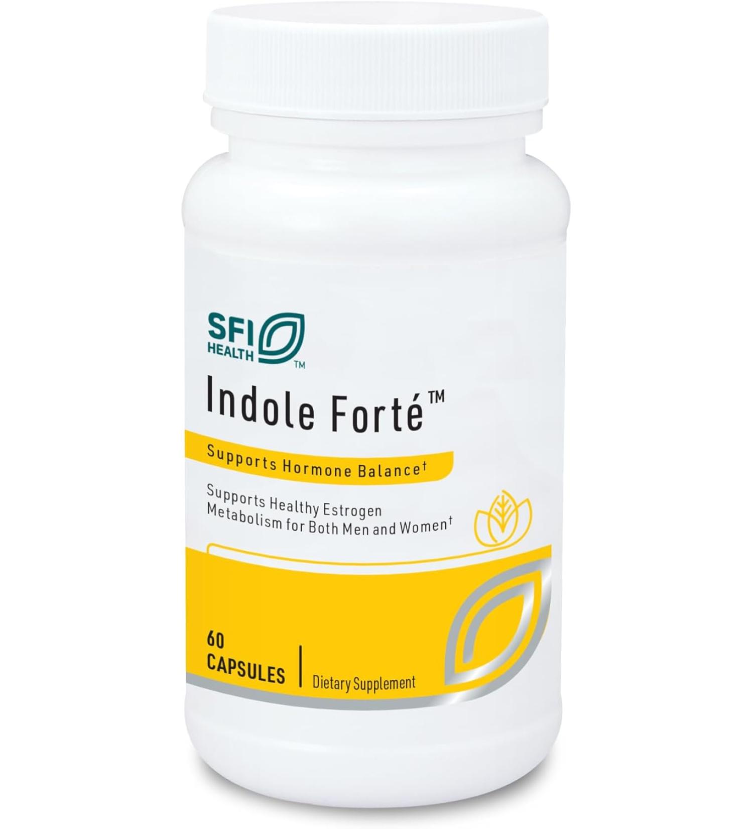 Klaire Labs Indole Forte - DIM & Indole-3-Carbinol Detox Support - 60 Capsules - Buy Online on GoSupps.com