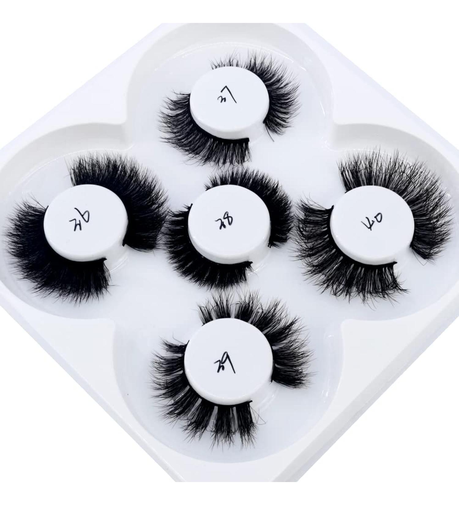 HBZGTLAD 25mm 3D Mink Lashes - Bulk Faux Natural False Eyelashes Pack | Wholesale Short Lashes for Stunning Look - Buy Online on GoSupps.com