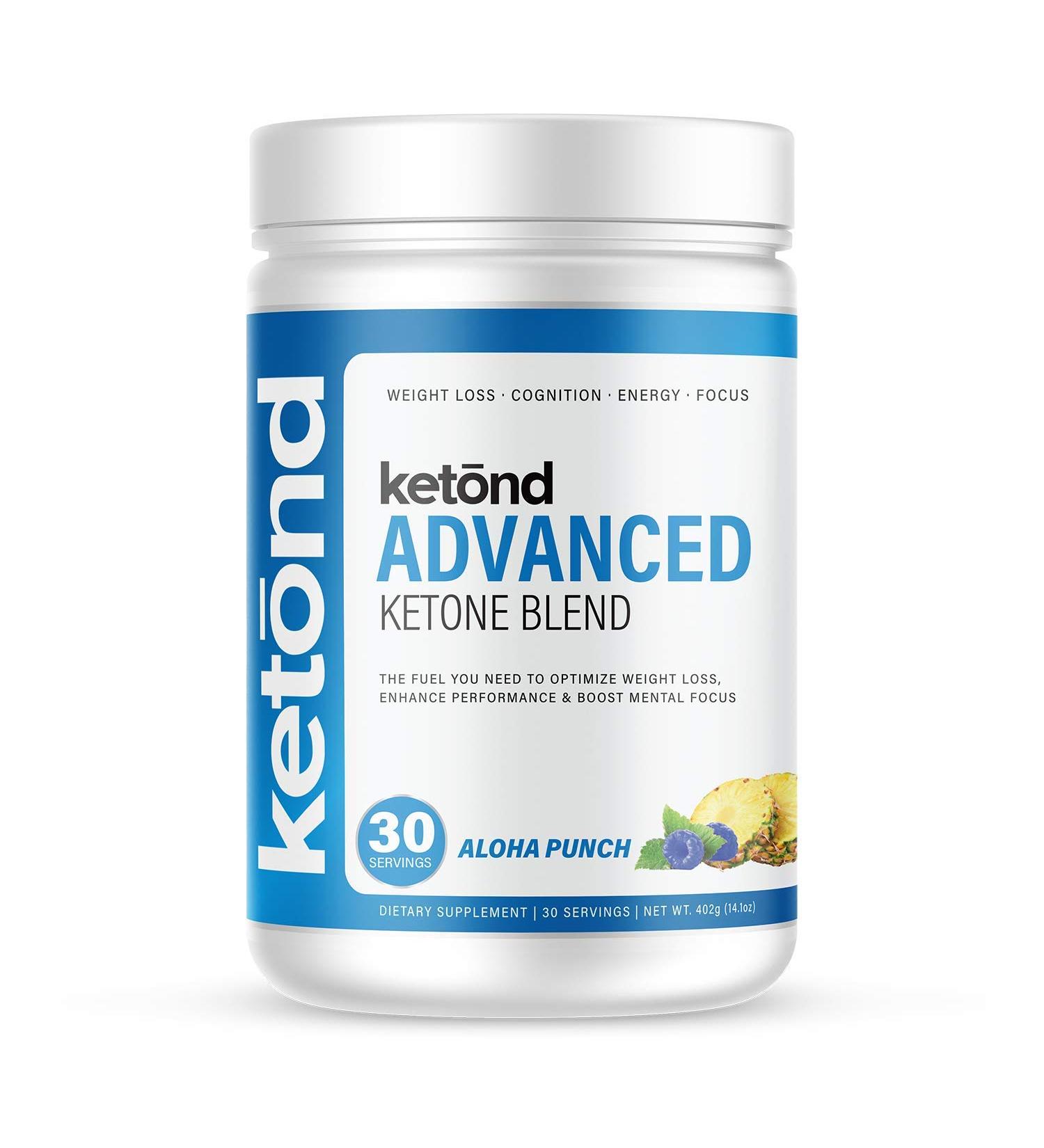 Ketond Ketone Advanced BHB Blend - Aloha Punch Flavor for Rapid Weight Loss - Buy Online on GoSupps.com