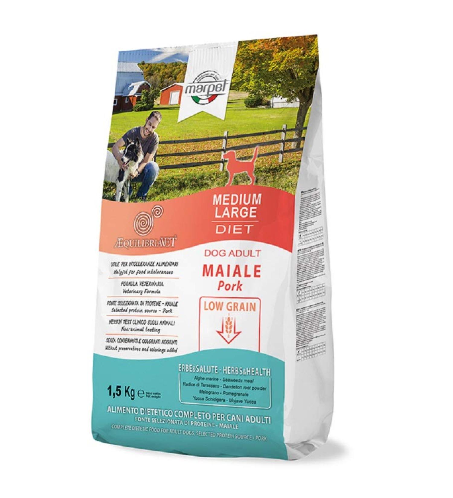 Marpet - Equlibria Low Grain Pig - Medium Adult Dog - 1.5 kg