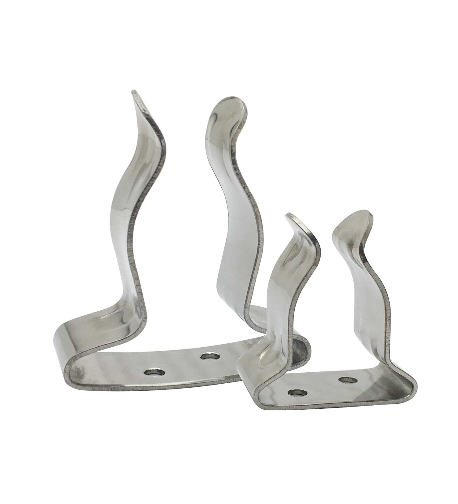 Milky Ocean Stainless Steel Spring Clips Hook Tool Holder for Boat & Marine Accessories - Pack of 2 (Small) - Buy Online on GoSupps.com