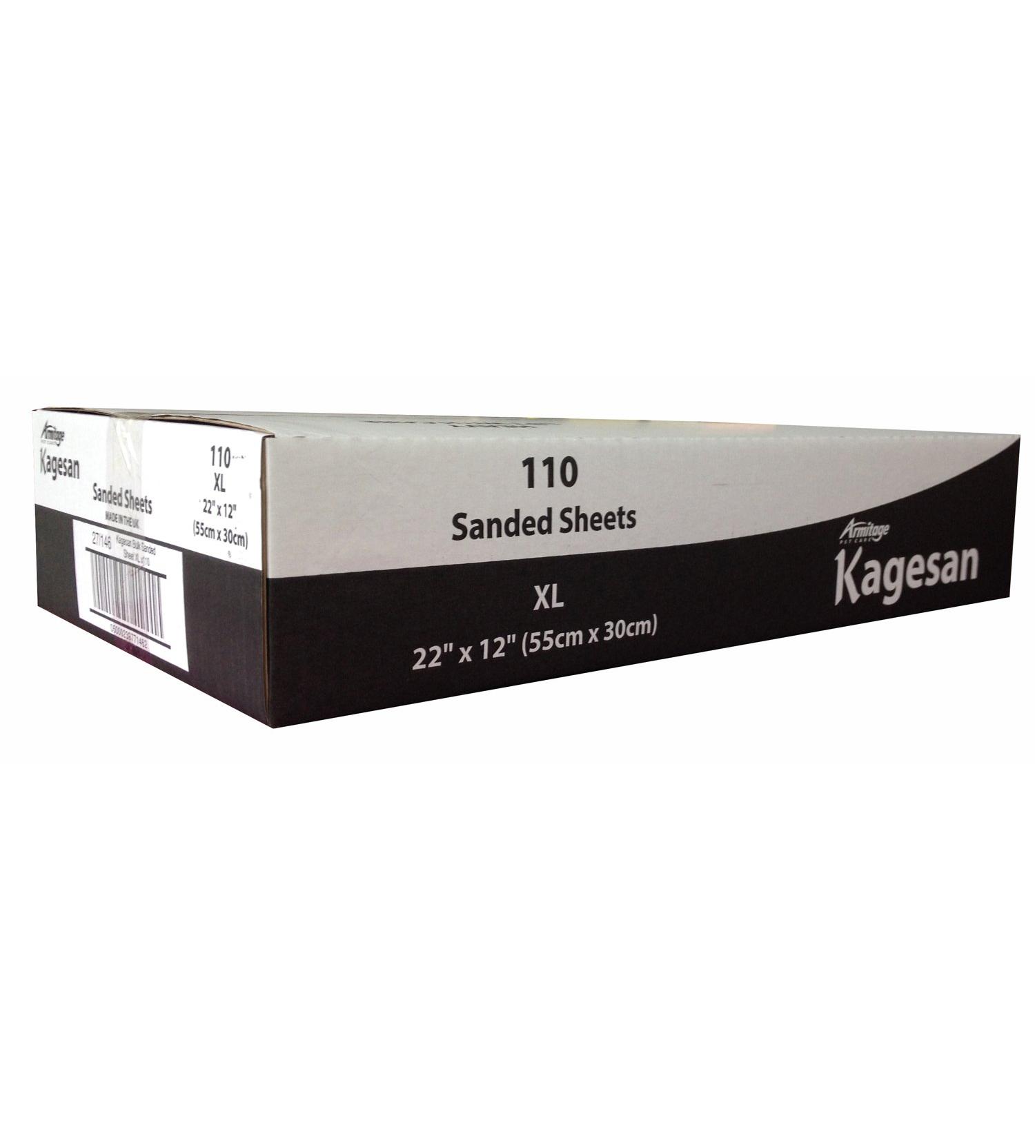 Kagesan Bulk Sanded Sheets White 22 X 12" (55 X 30cm) (Pack of 110)