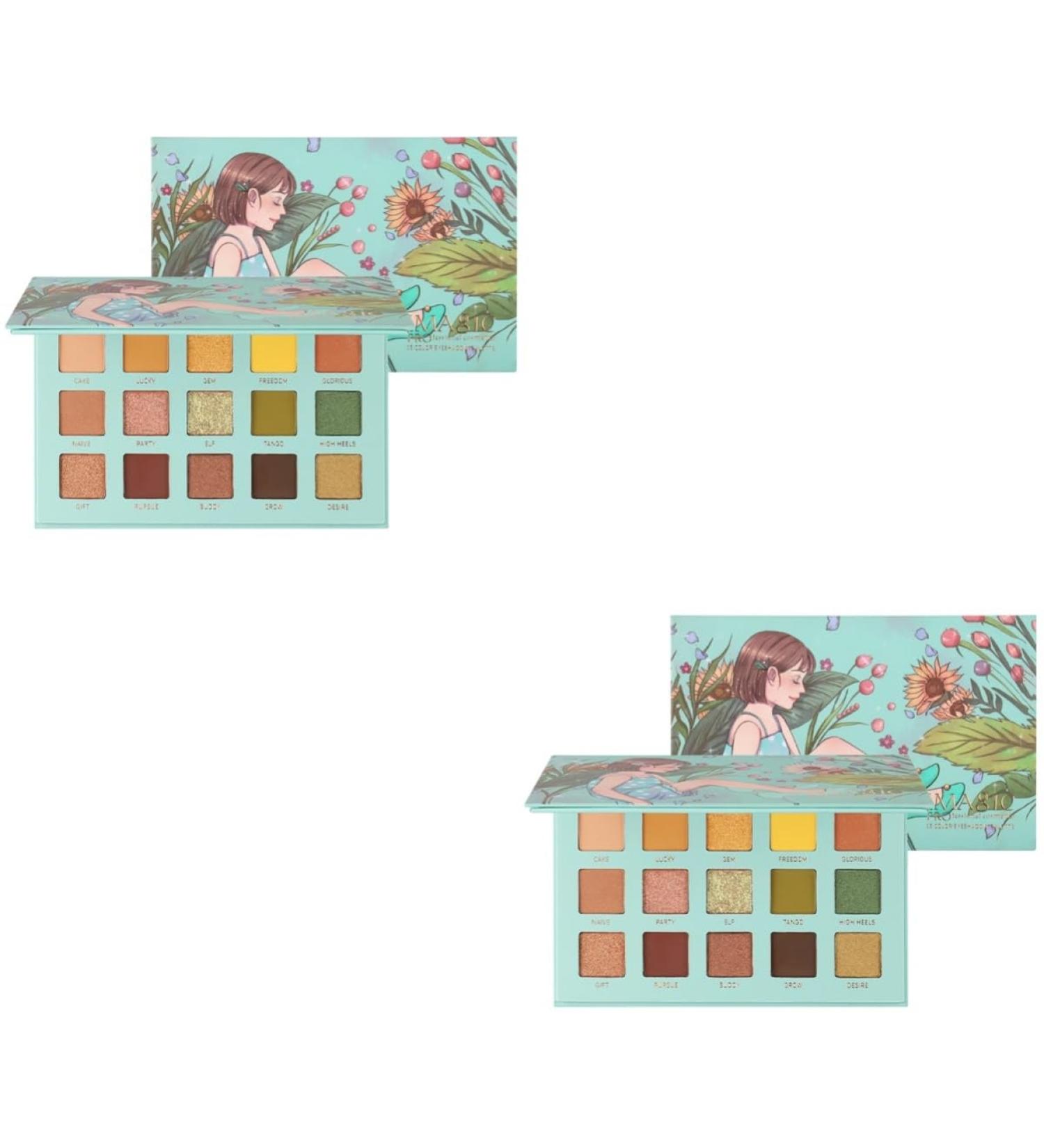 Angoily 2 Pcs Eyeshadow Cosmetic Pallet Colorful Hair Cuffs Makeup Accessories Eye Shadow Shimmer Make up 1 count (Pack of 1) Greenx2pcs - Buy Online on GoSupps.com