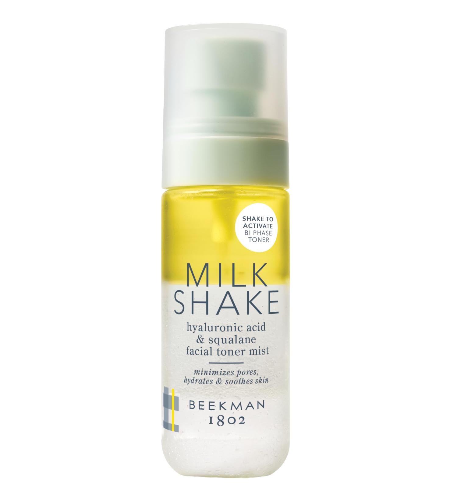 Beekman 1802 Milk Shake Mini Hydrating Face Mist - Hyaluronic Acid & Squalane Facial Mist Minimizes Pores & Gently Moisturizes Goat Milk Skin Toner Spray Lightweight Fragrance Free Travel Size Milk Shake Mini 2 Fl Oz (P  - Buy Online on GoSupps.com