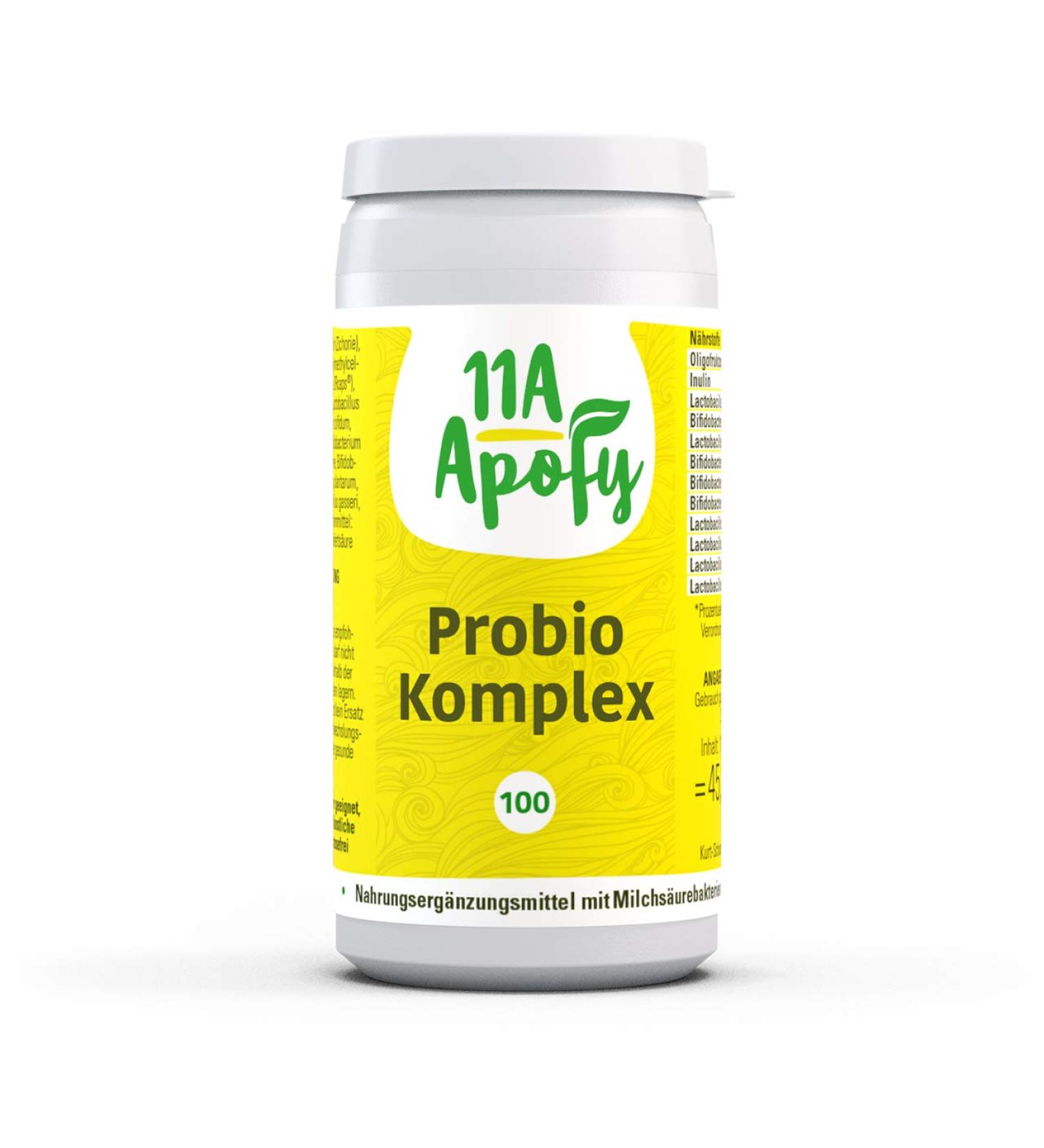 11A-Apofy Probio Complex - 10 Billion Lactic Acid Bacteria Per Capsule | 100 Capsules for Gut Health | International Shipping Available - Buy Online on GoSupps.com