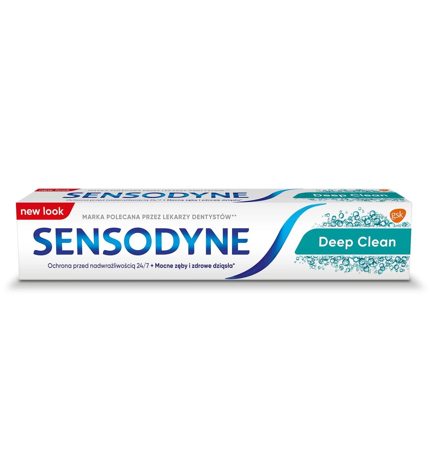  Sensodyne GSK Sensodyne DEEP CLEAN Paste 75 ml - Buy Online on GoSupps.com