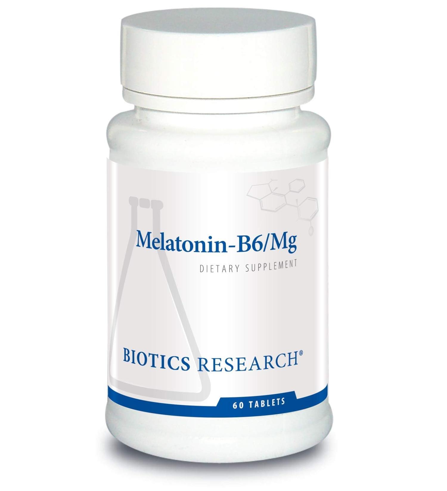 Biotics Research Melatonin B6 Mag Sleep Support Circadian Rhythm Support Fall Asleep and Stay Asleep Supports Calming Brain Activity Healthy Body Composition Overall Relaxation Response 60caps - Buy Online on GoSupps.com