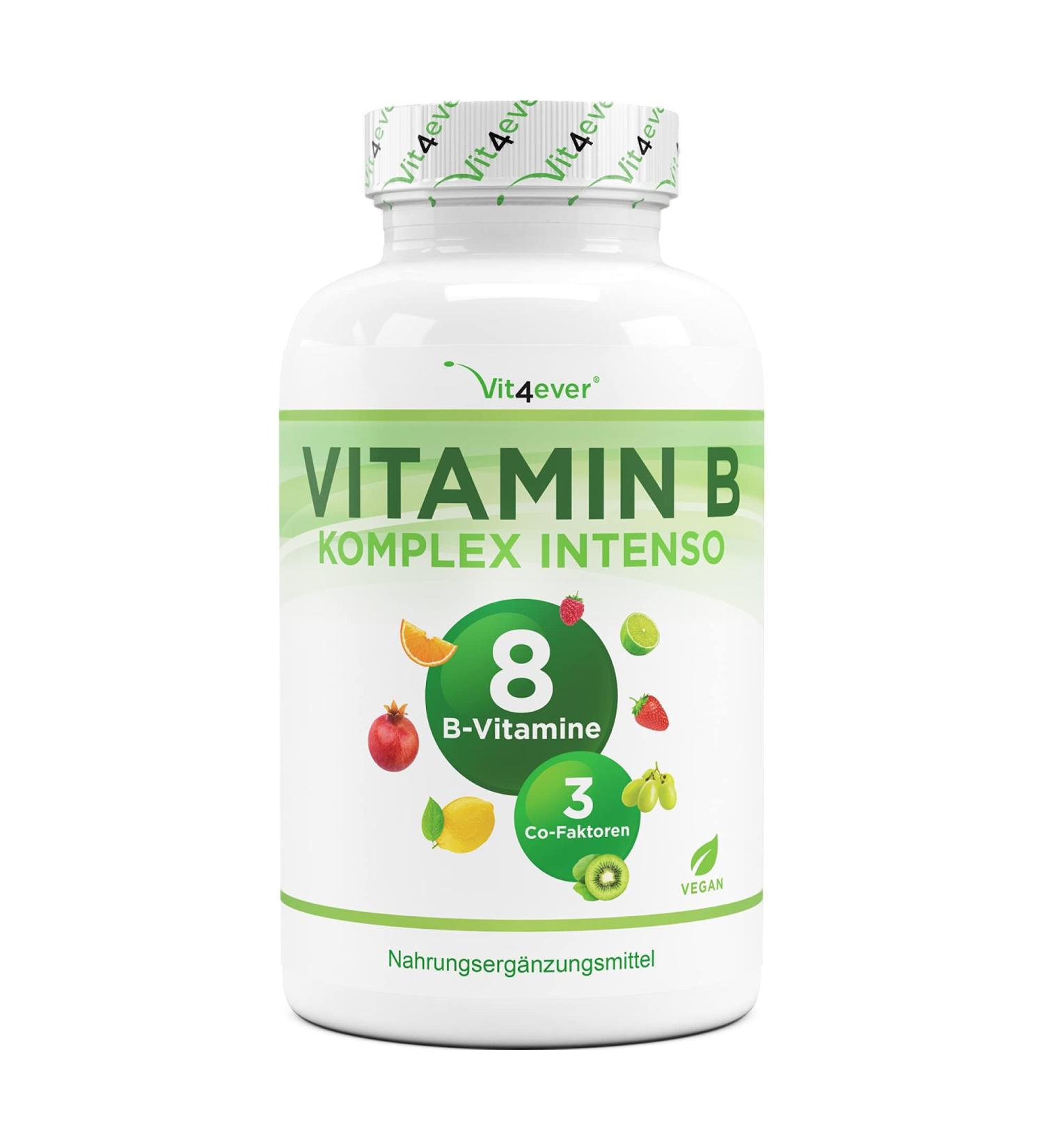 Vitamin B Complex 240 Capsules (8 Months) Up to 10 Times Dosed With Bio-Active Forms + Quatrefolic + Co-Factors Vegan - Buy Online on GoSupps.com