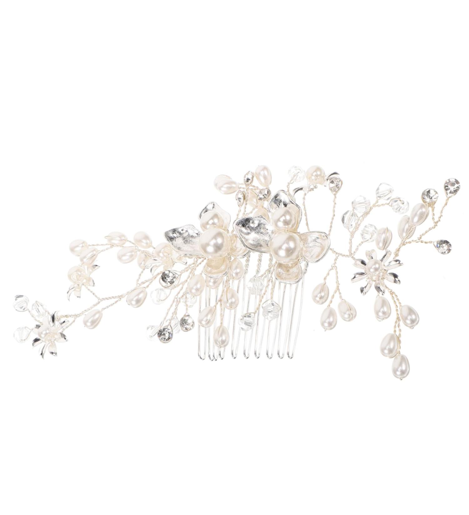 Housoutil Bridal Comb Flower Girl Hair Accessory Wedding Headpiece Girls Hair Accessory Crystal Hair Comb Hair Accessory for Girls Bridal Headdress Tiara Manual Alloy Hair Accessories Bride - Buy Online on GoSupps.com
