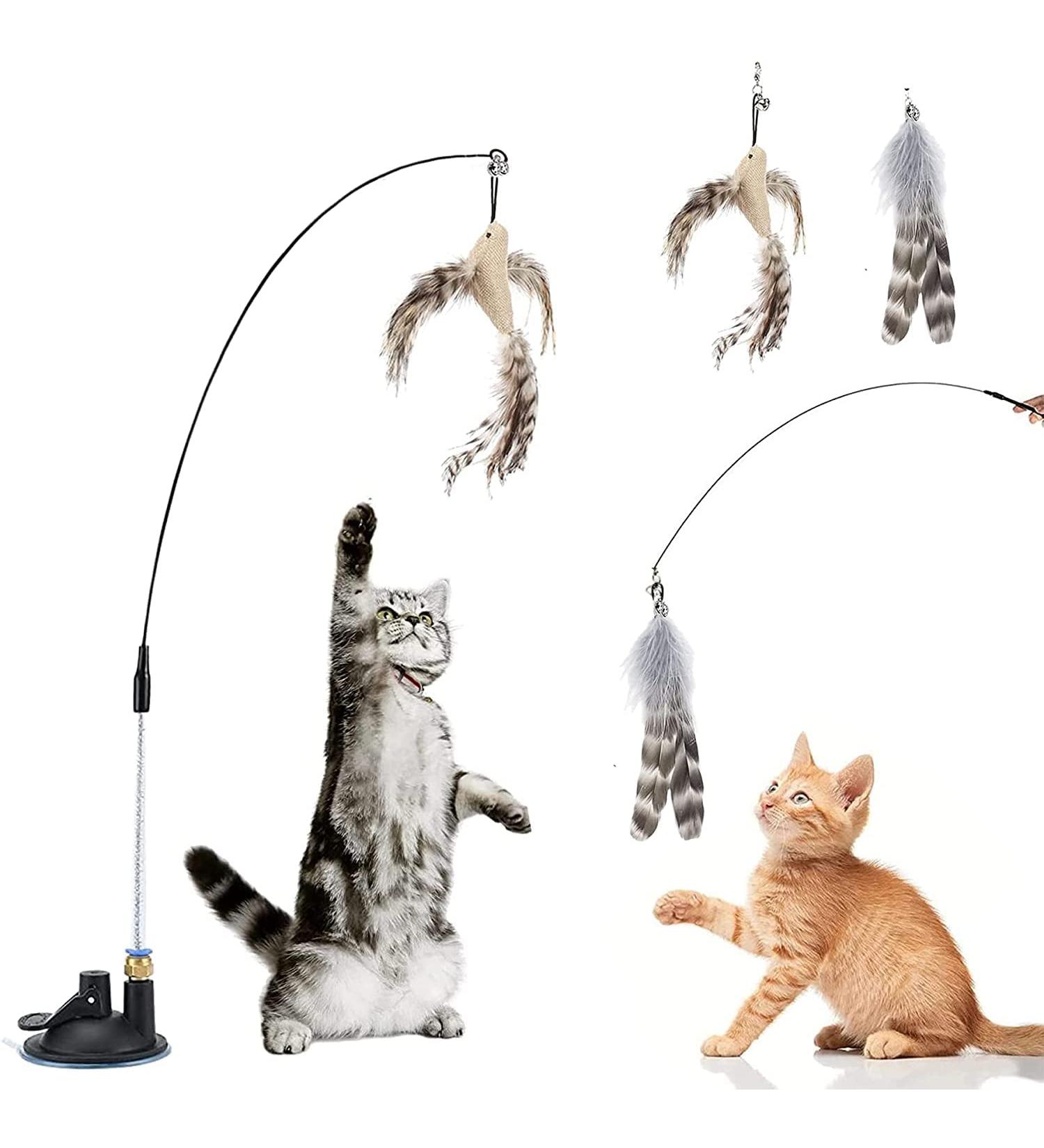 Sunshine Smile Cat Toys Set | Interactive Cat Toys Pack for Cats & Dogs | Engaging Springs & Treats - Buy Online on GoSupps.com