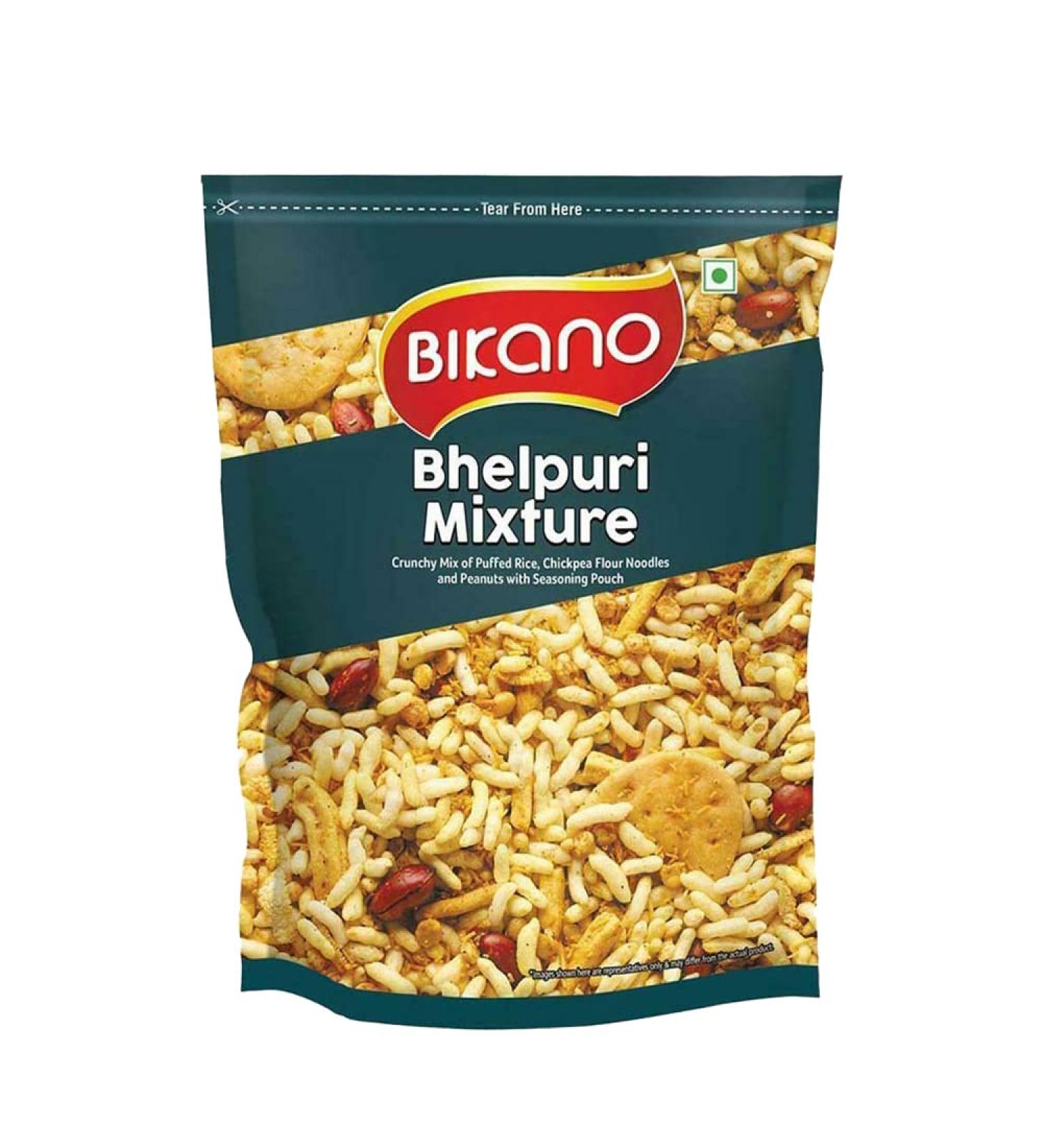 Bikano Bhel Puri | 200G | |Indian Savouries | Treat for Every Occasions | Crunchy Snack | Indian Origin Bhel Puri Pack 1
