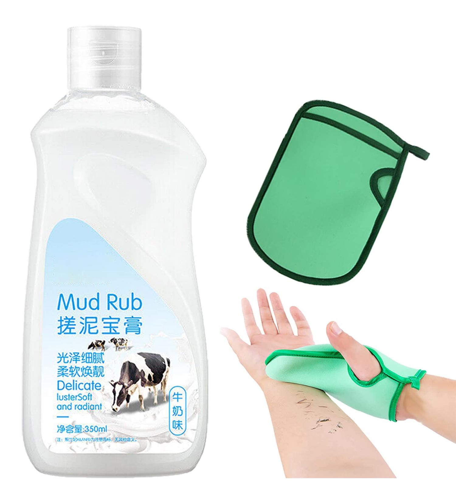 Rubbing Mud for Skin 2023 New Mud Rubbing Artifact Rubbing Mud Gel Rubbing Mud Exfoliating Peeling Solution for Body All Skin Type 350ML (Milk) - Buy Online on GoSupps.com