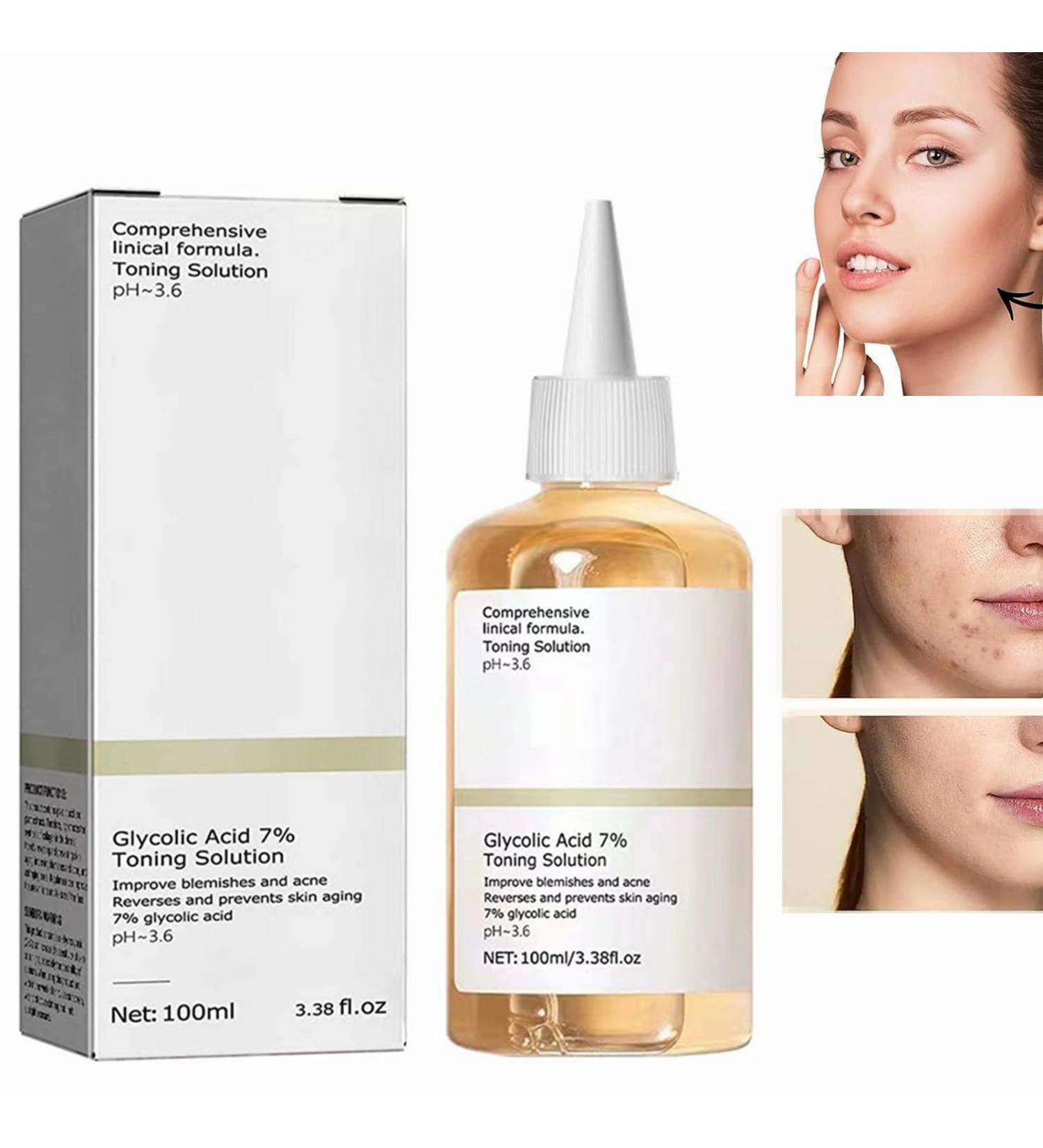 Glycolic Acid 7% Toning Solution Glycolic Acid Toner Glycolic Acid 7% Toning Resurfacing Solution Moisturize & Strengthen Skin Exfoliating Glycolic Acid 7% Toning Solution - Buy Online on GoSupps.com