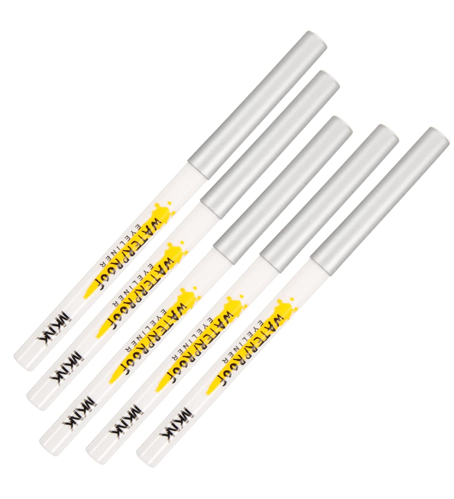 PLAFOPE Eye Shadow Cosmetics 5pcs White Lying Silkworm Pen Eyeshadow Beard Template for Men Eye Makeup Tools Set Girl Brighten - Buy Online on GoSupps.com