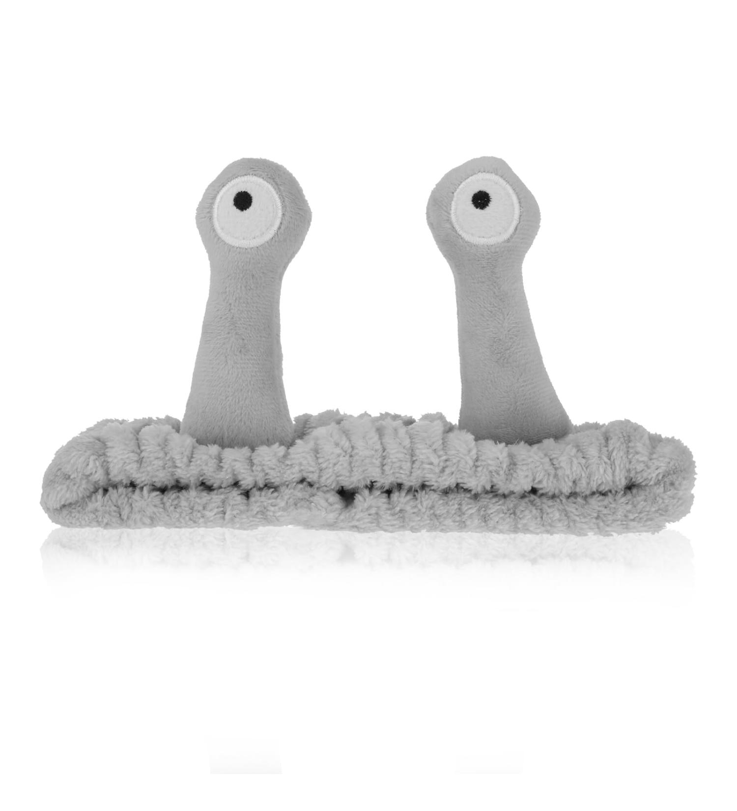 Molain Coral Fleece Face Washing Headband for Women - Cute Elastic Makeup & Spa Hair Band in Gray - Buy Online on GoSupps.com