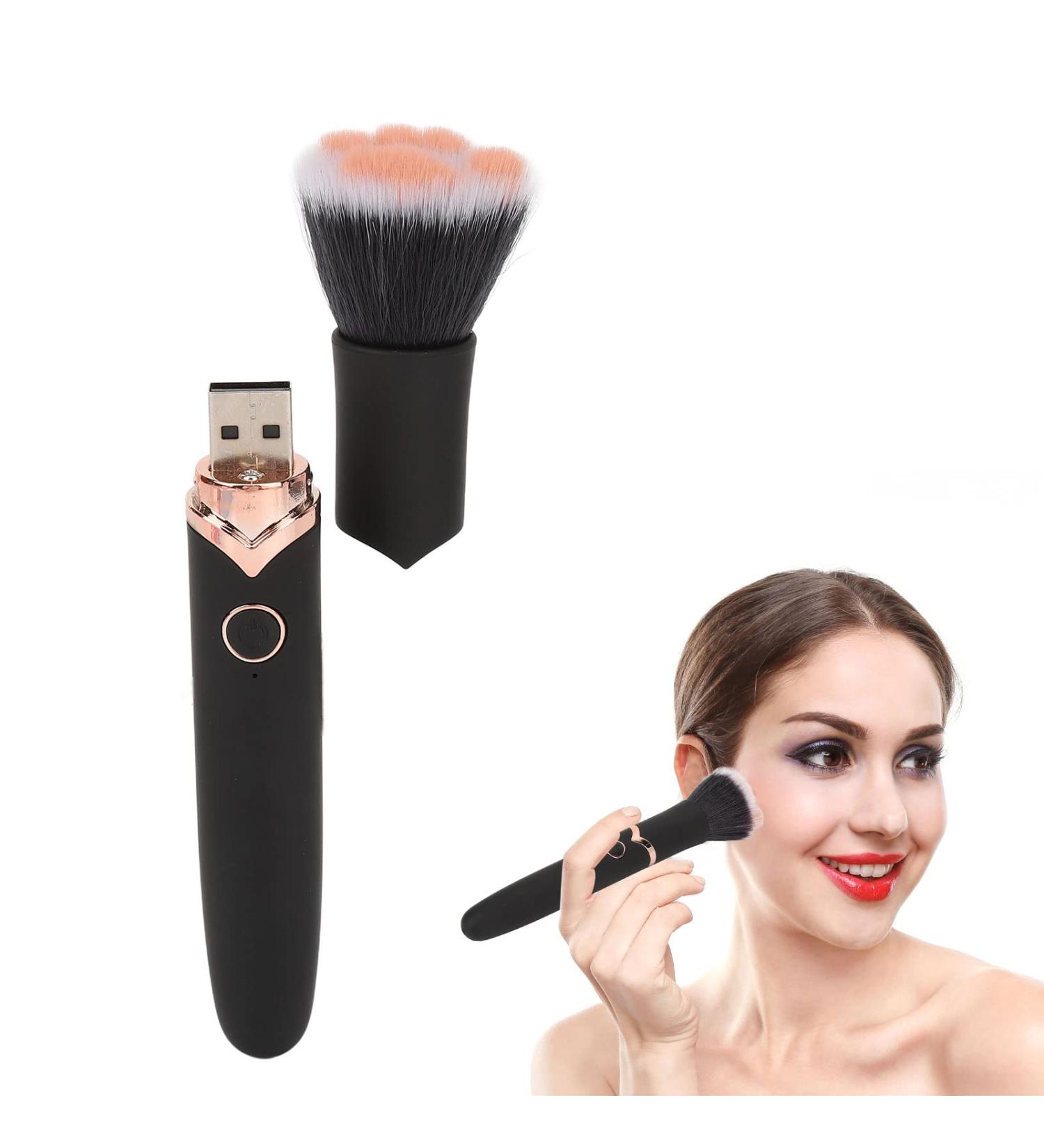 Automatic Rotating Makeup Brush - 10 Speed Rechargeable Electric Brush for Flawless Blending & Contouring | Perfect for Cosmetics & Minerals - Shop Internationally - Buy Online on GoSupps.com