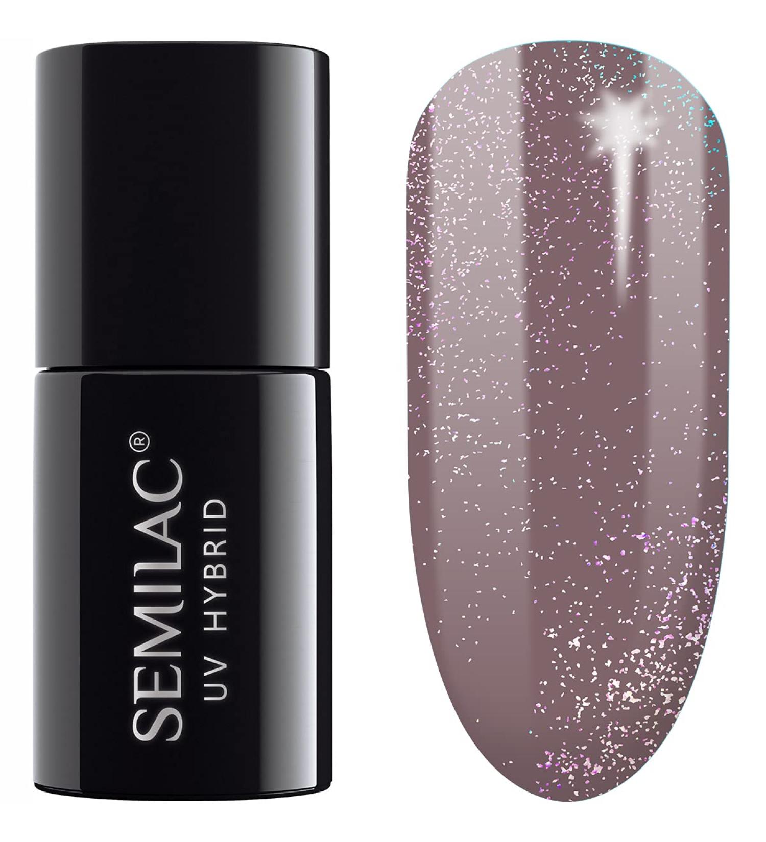 Buy Semilac UV Nail Polish Hybrid 322 Shimmer Dust Brown 7ml - Long-lasting Professional Quality International Shipping Available - Buy Online on GoSupps.com