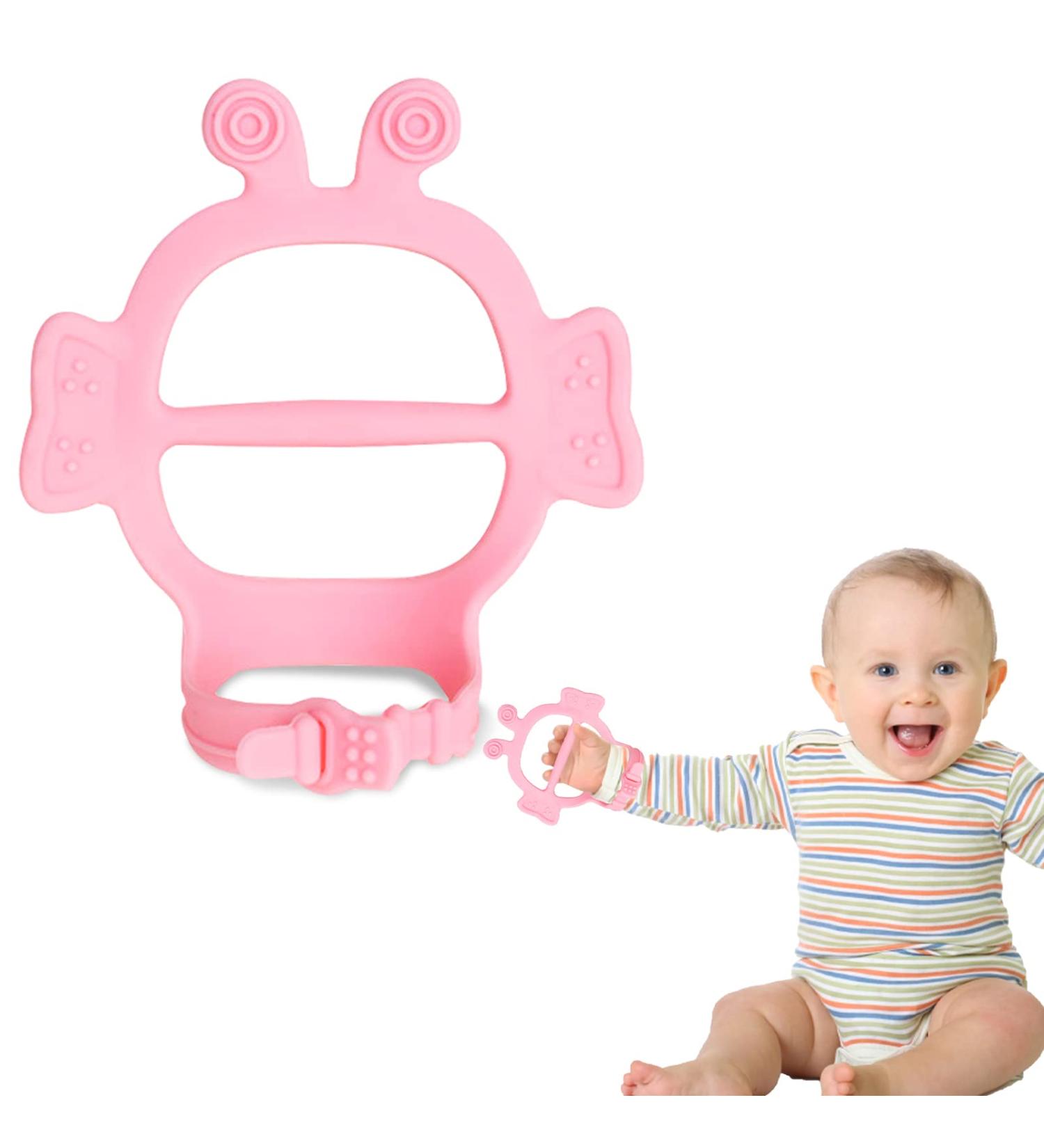 Teething Toy for Toddler - Children's Molar Stick Toy Safe to Use Adjustable Chewing Toys for Birthday Christmas and Other Festivals Coatuiyo Pink - Buy Online on GoSupps.com