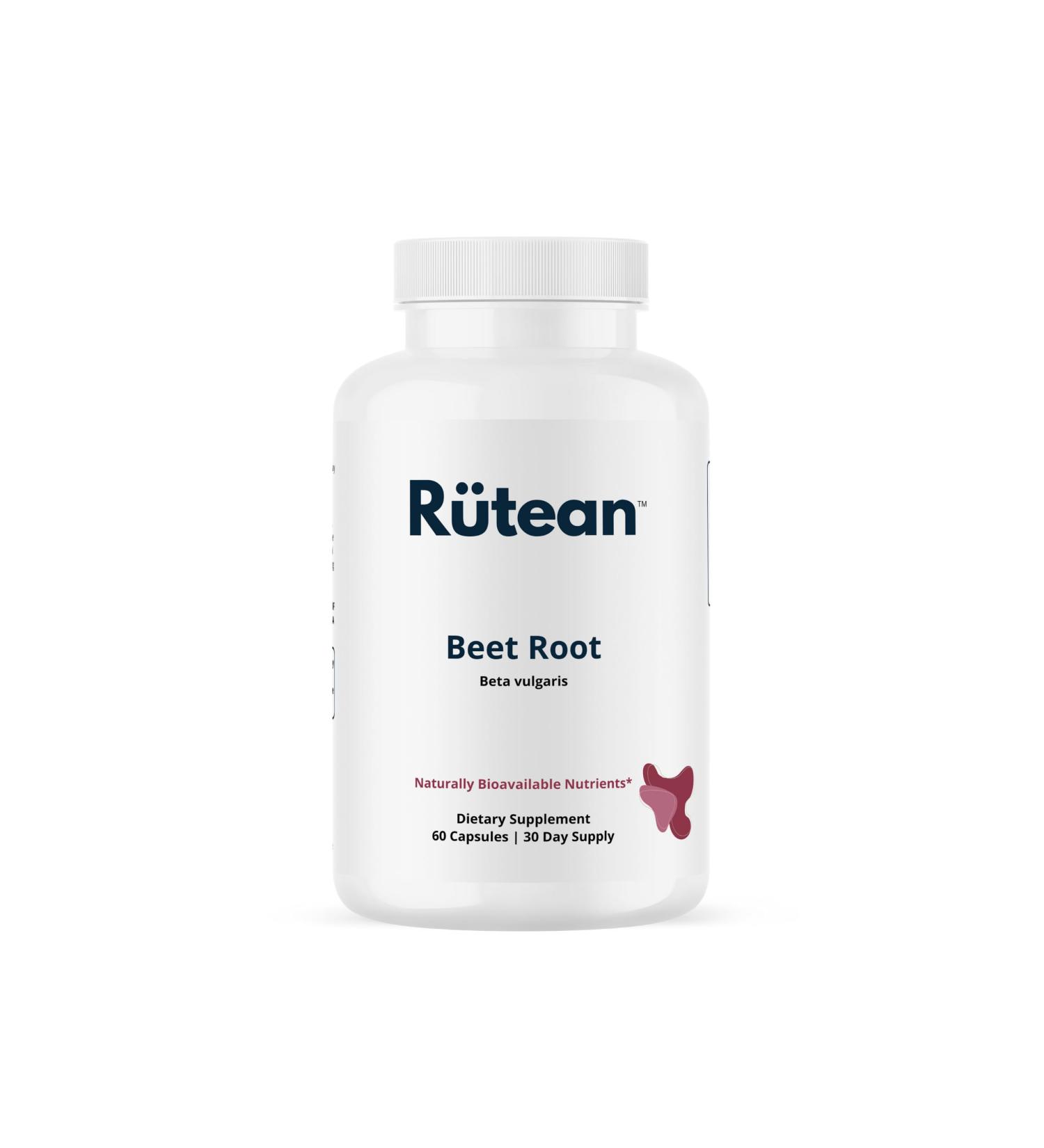Beet Root Capsules 1300mg - Boost Nitric Oxide & Digestive Health - 60 Count - International Shipping Available - Buy Online on GoSupps.com