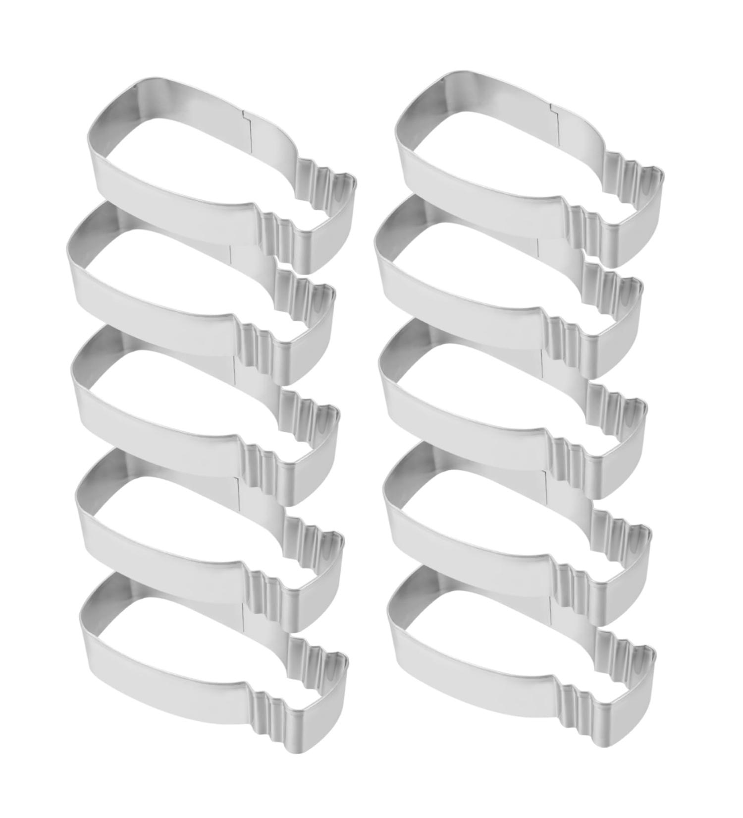 Alipis 10 Pcs Biscuit Mold Biscuits DIY Baking Mold Metal Dies Stainless Steel Cake Mold Honey Jar Fruit 202352I198SW30AL814WMVN6W 10.6X5.8X2.5CM Silver - Buy Online on GoSupps.com