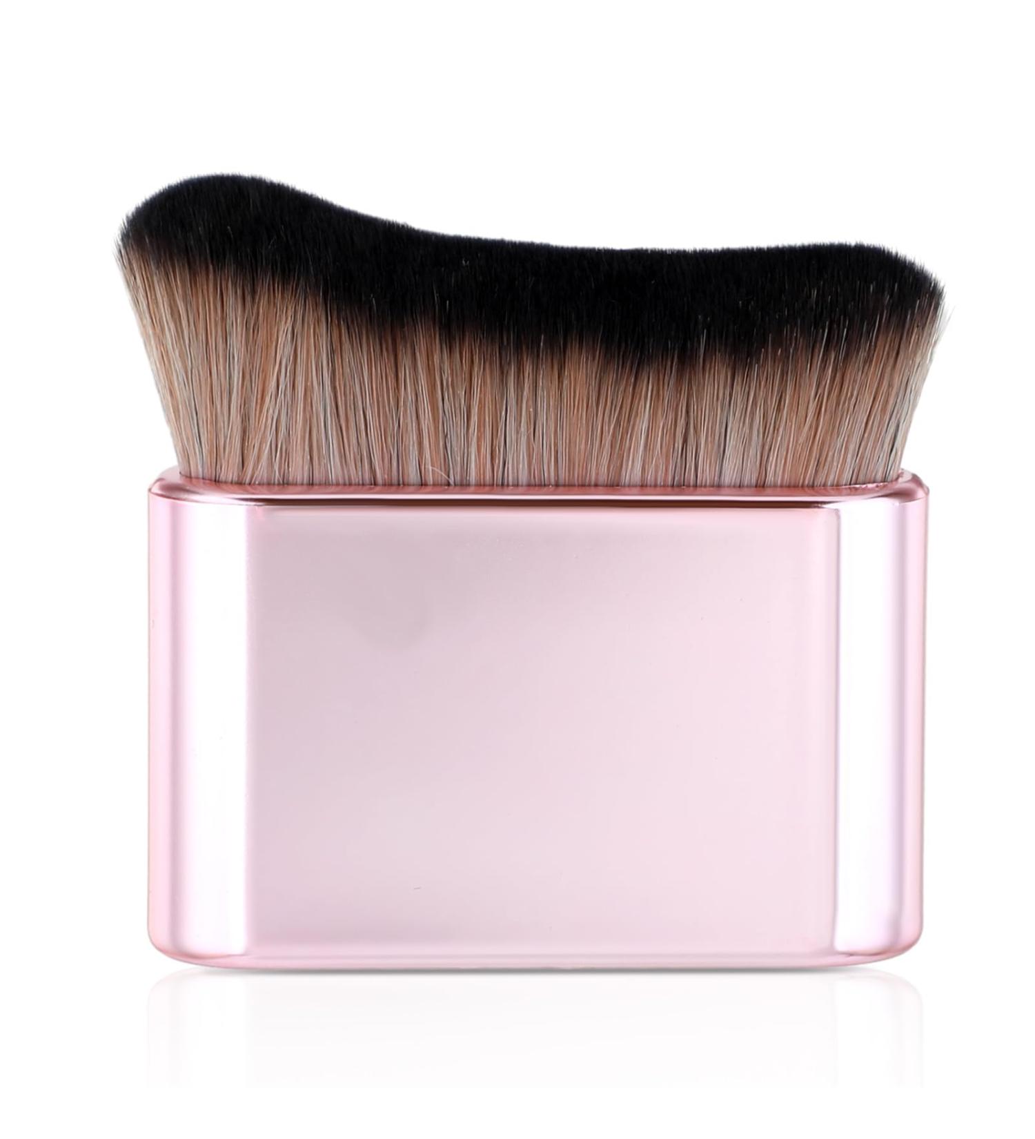Molain Large Self-Tanner Kabuki Brush | Make-Up Brush for Sunless Tanner Primer Rouge & Bronzer - Pink Rose Gold - Buy Online on GoSupps.com