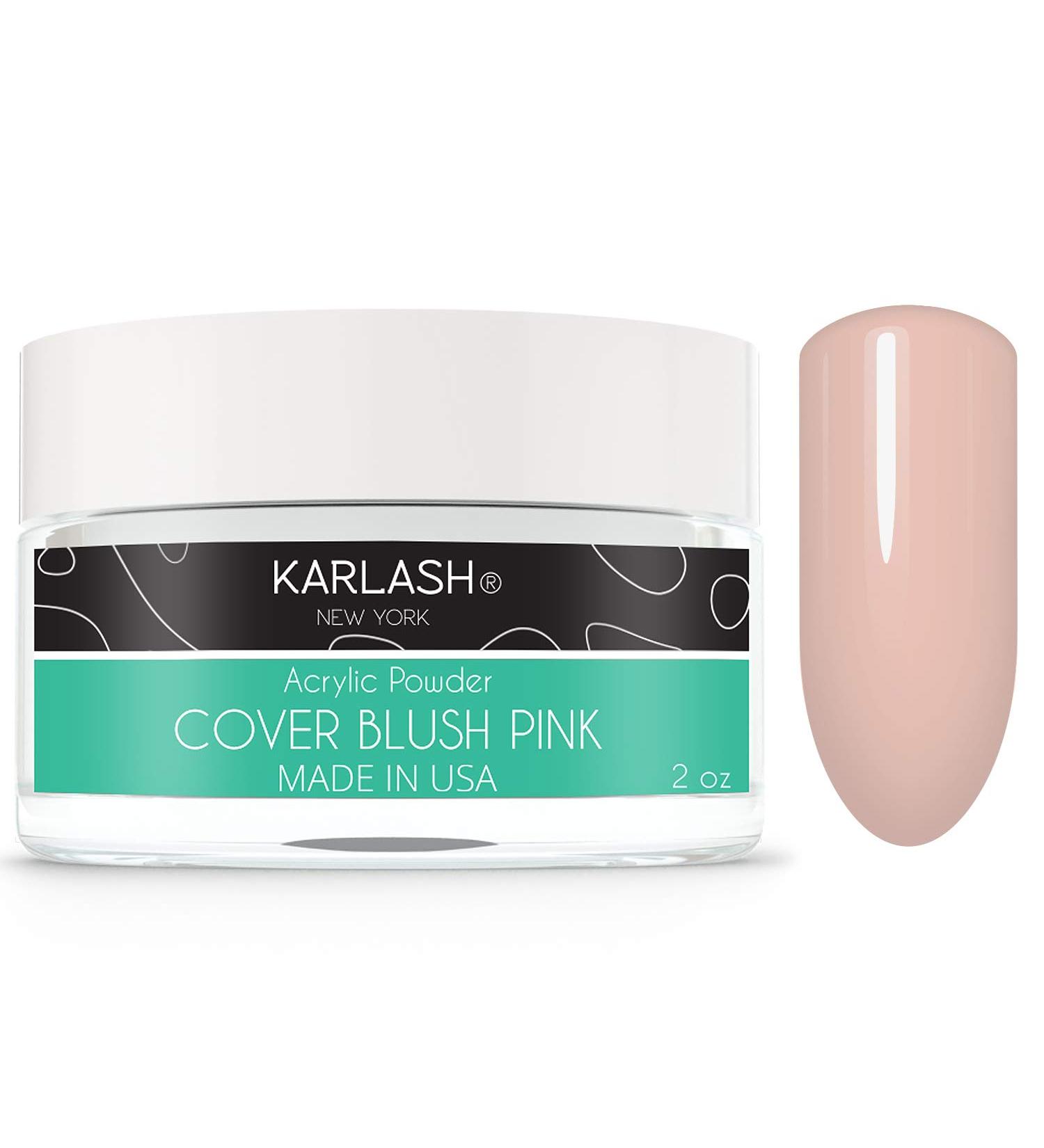 Karlash Professional Acrylic Powder 2 oz - Cover Blush Pink | Long-lasting Nail Enhancement Powder - Buy Online on GoSupps.com