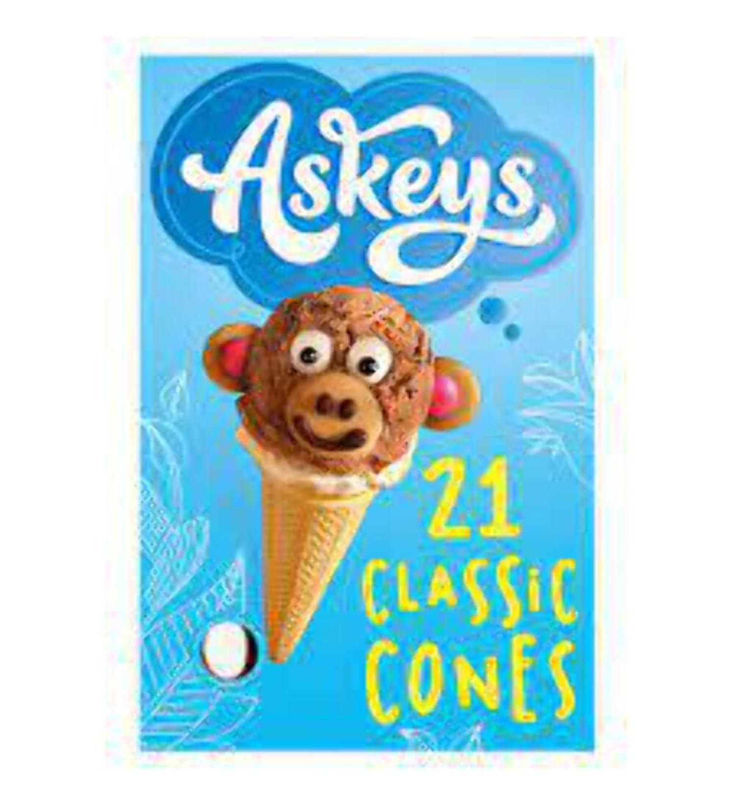 Askeys 21 Classic Cones with Sweetener-Food